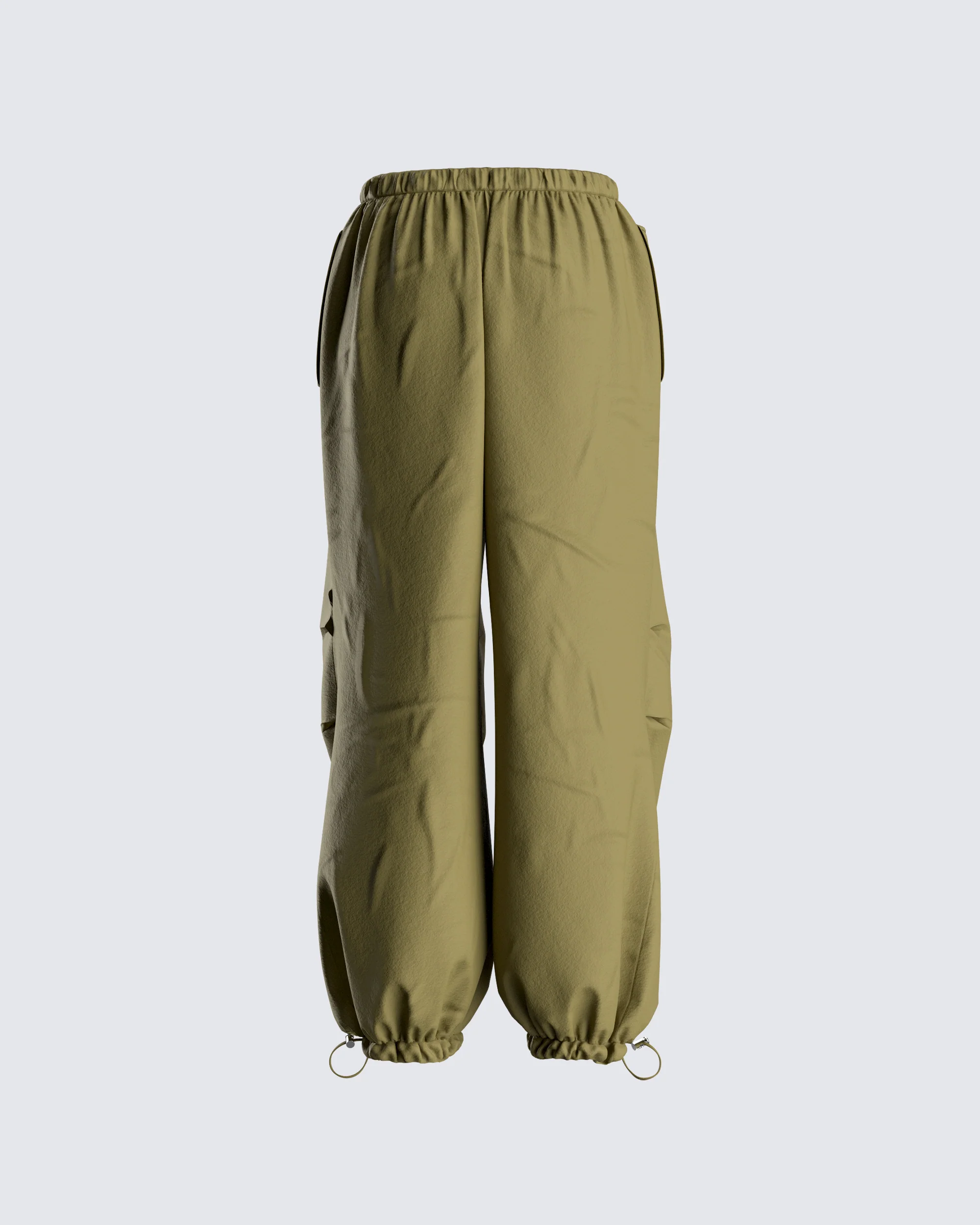 Adriana Green Parachute Pant - Image 3