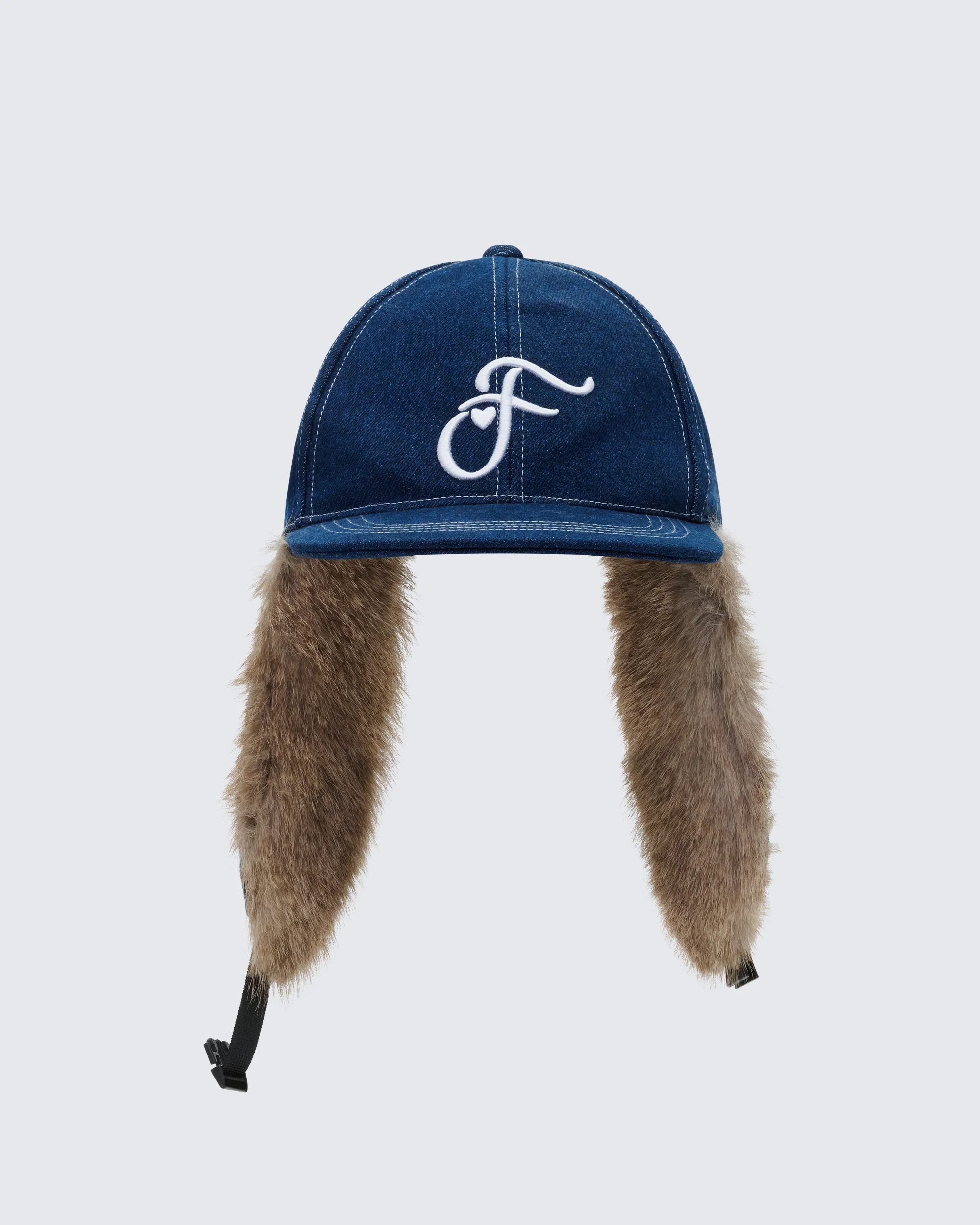 Aeliana Blue Denim Icon Trapper Cap - Image 2