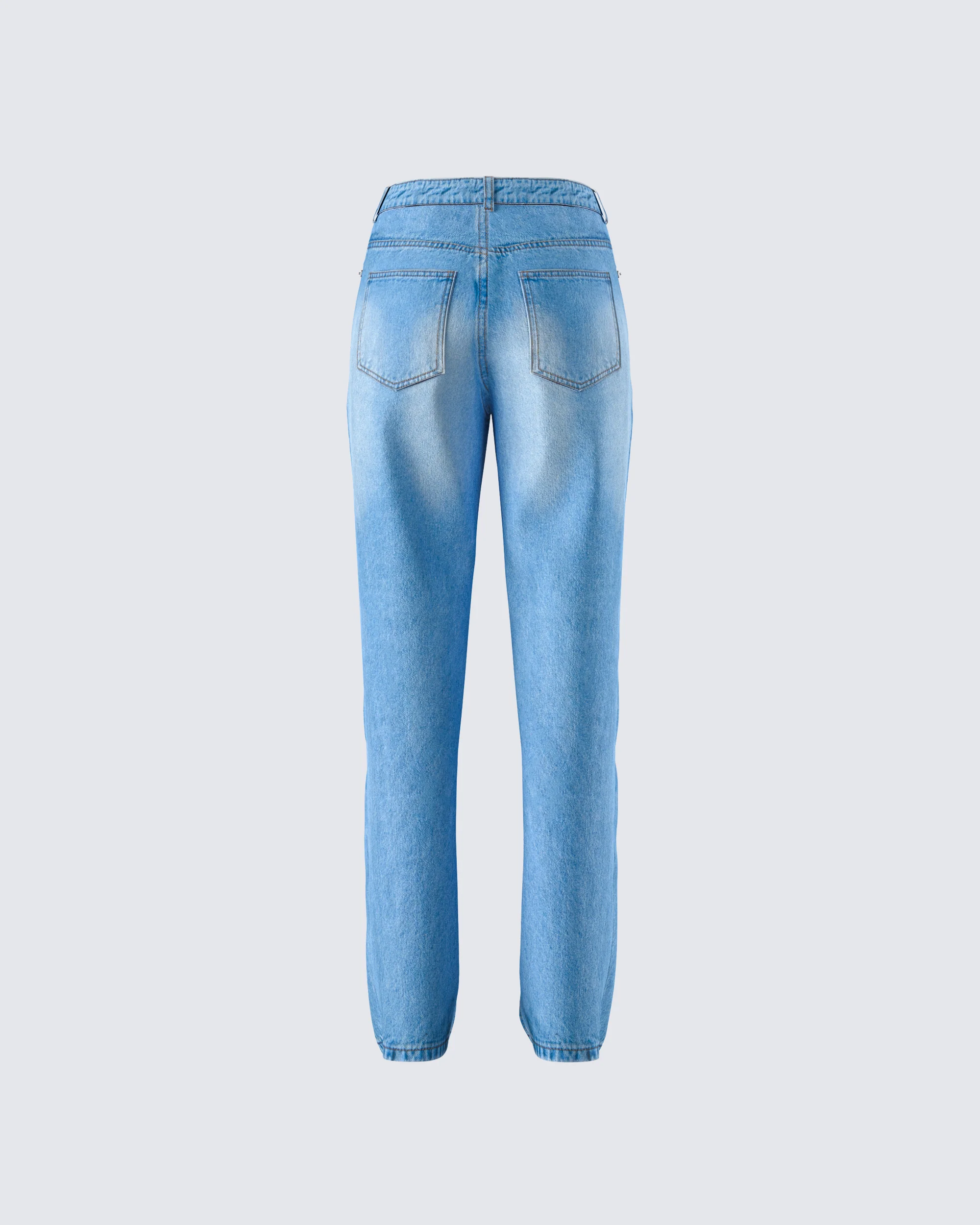 Ahmeira Blue Denim Jean - Image 3