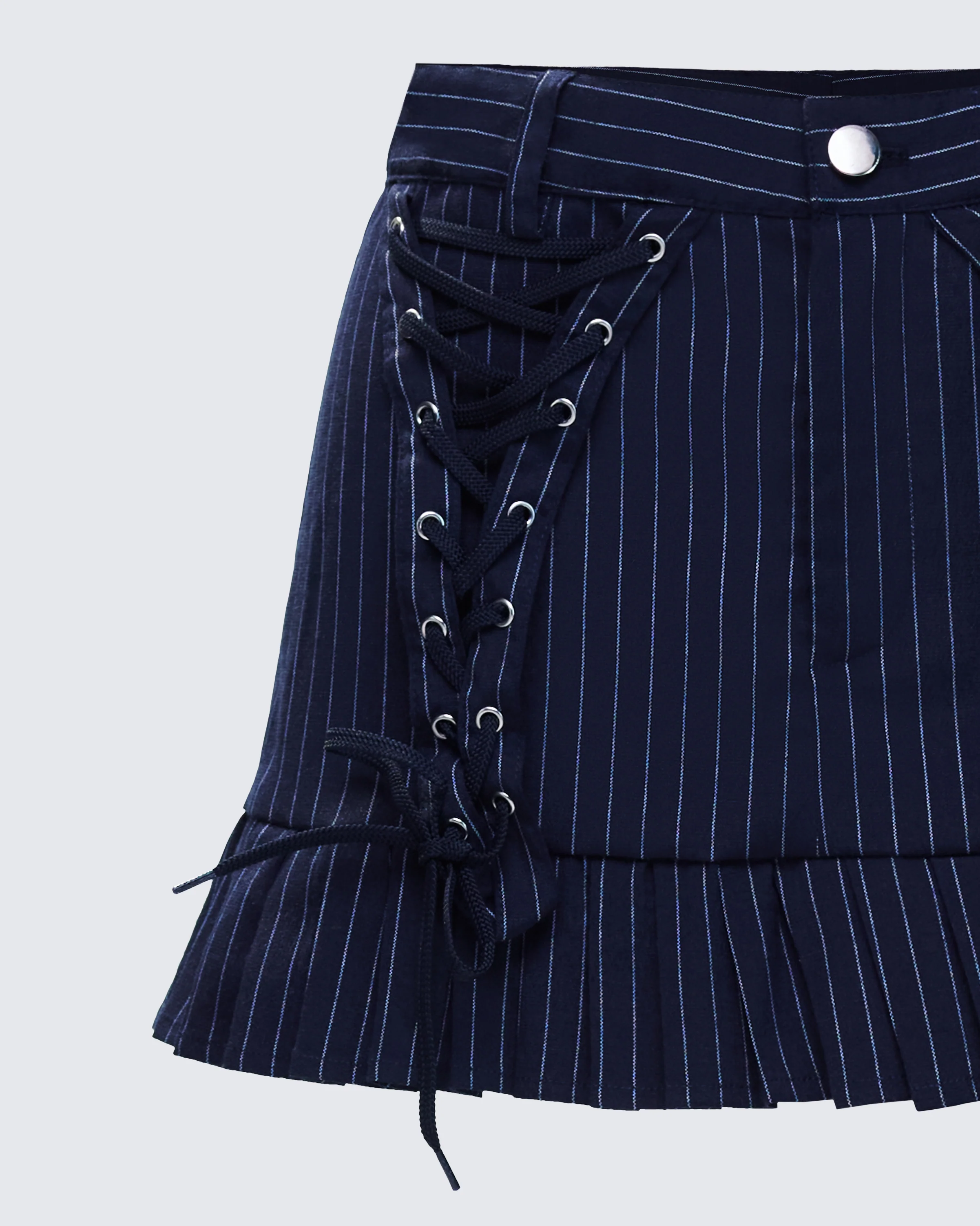 Alandra Pinstripe Mini Skirt - Image 6