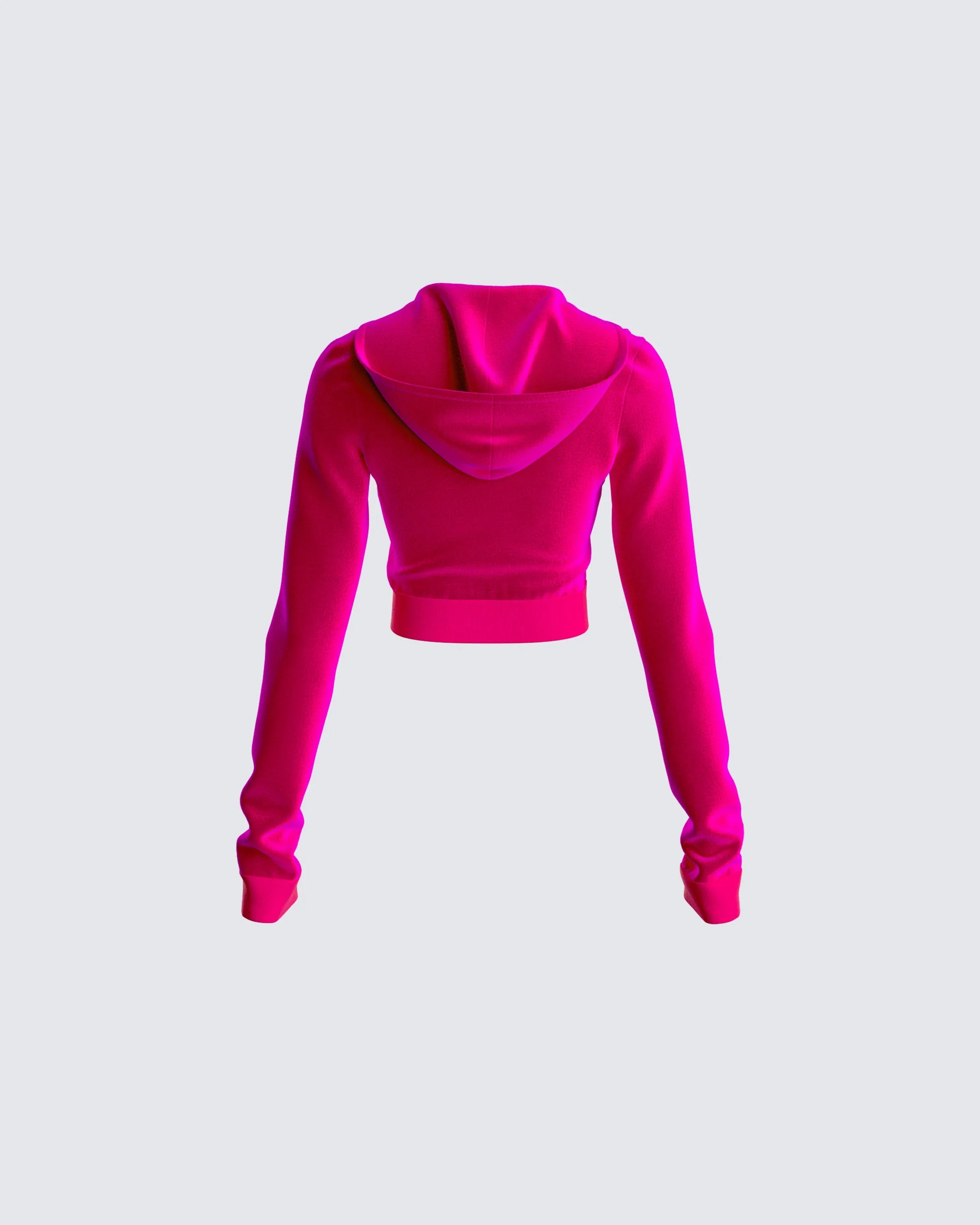 Alessa Pink Velvet Jacket - Image 3