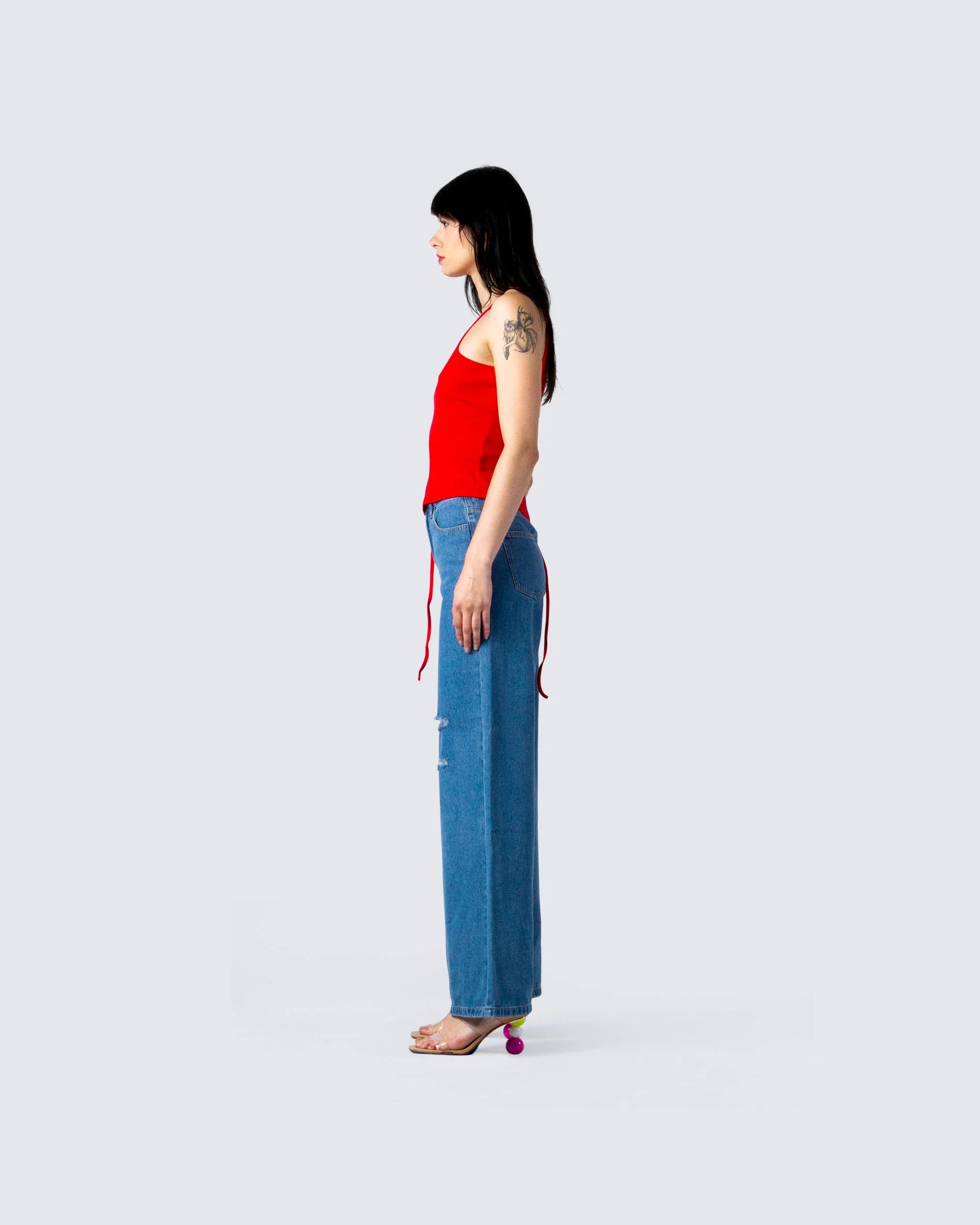 Allen Red Cut Away Tank - Image 5