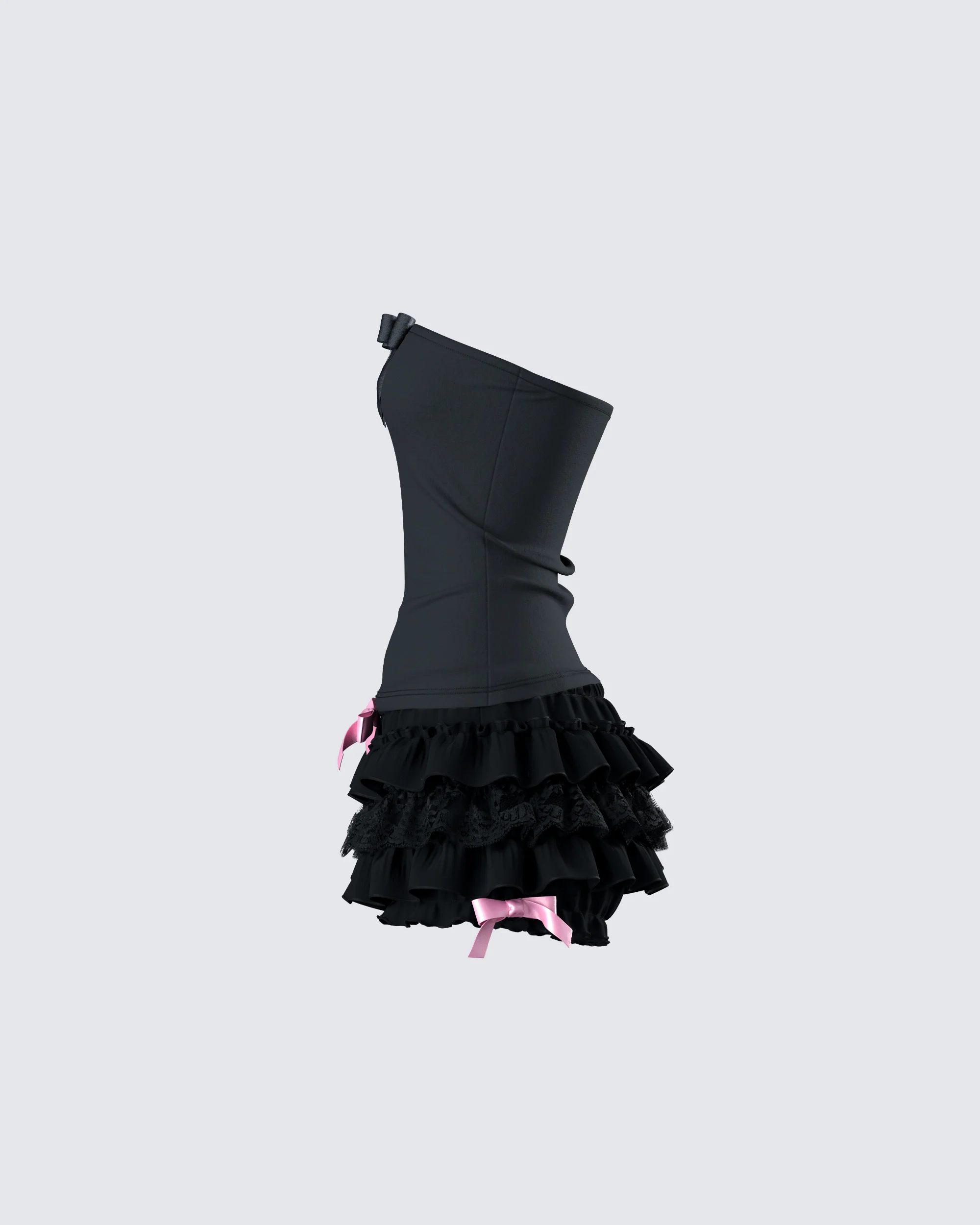 Aloa Noir Ruffle Set - Image 2