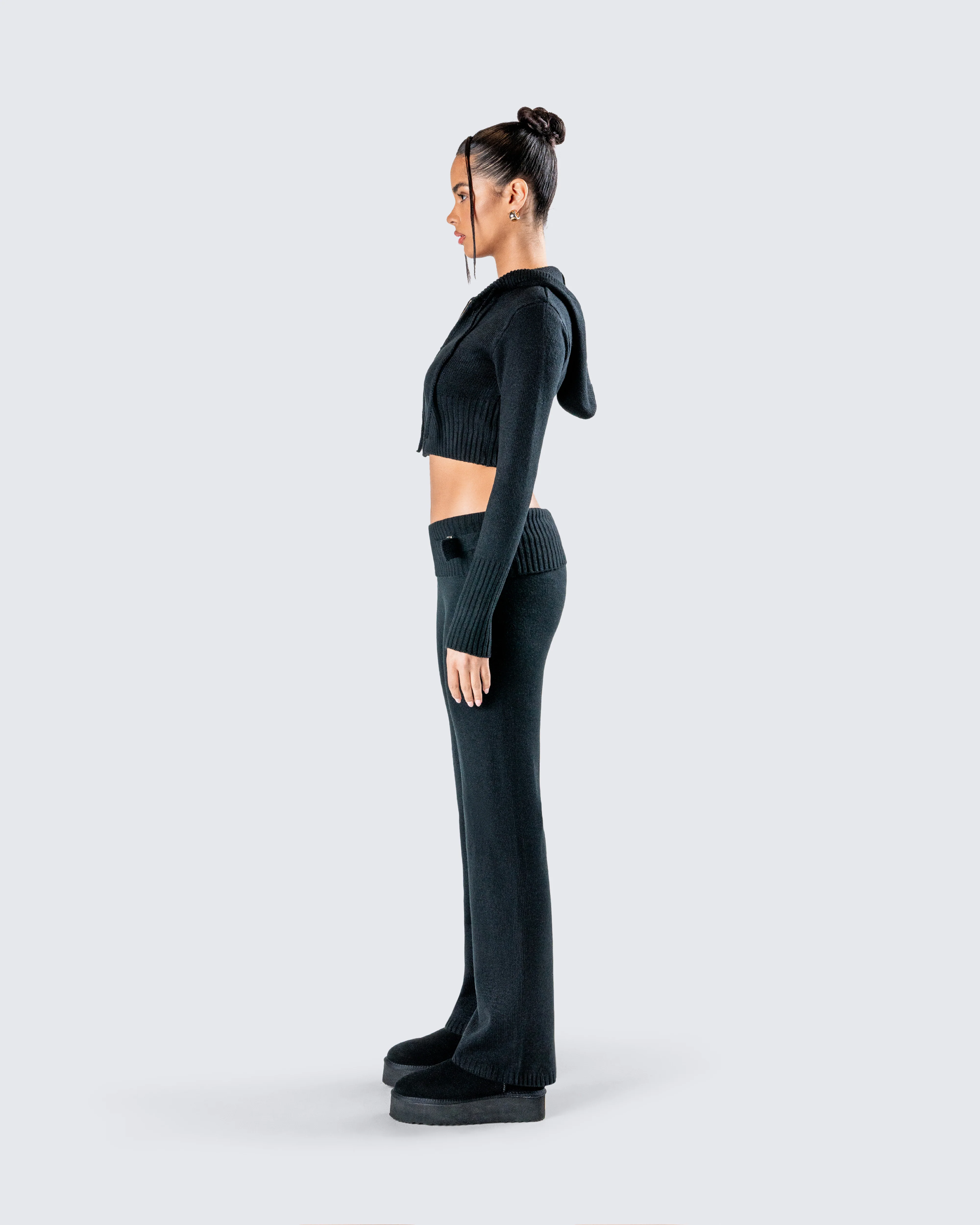 Alyssa Black Knit Set - Image 6
