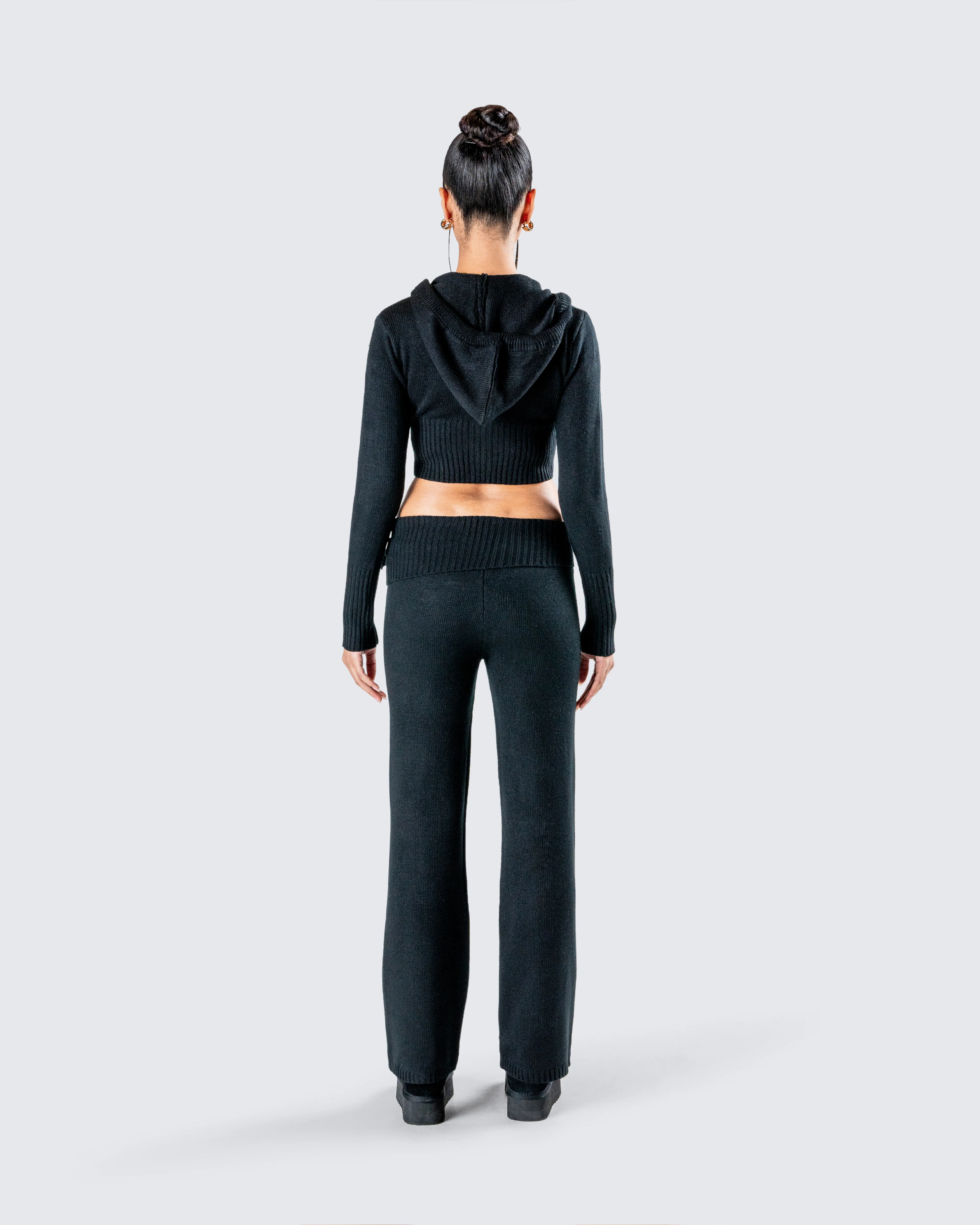 Alyssa Black Knit Set - Image 7
