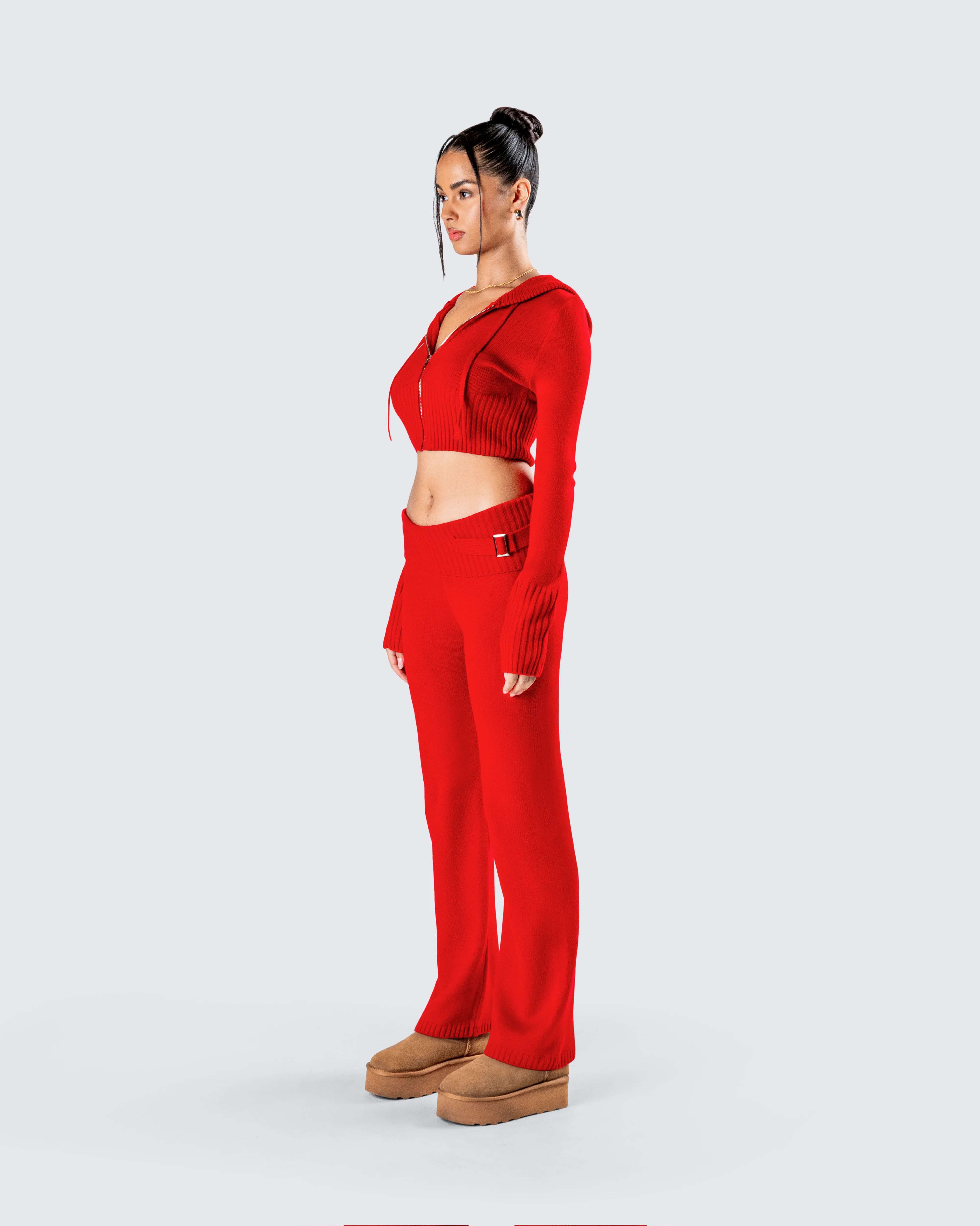 Alyssa Red Knit Set - Image 5