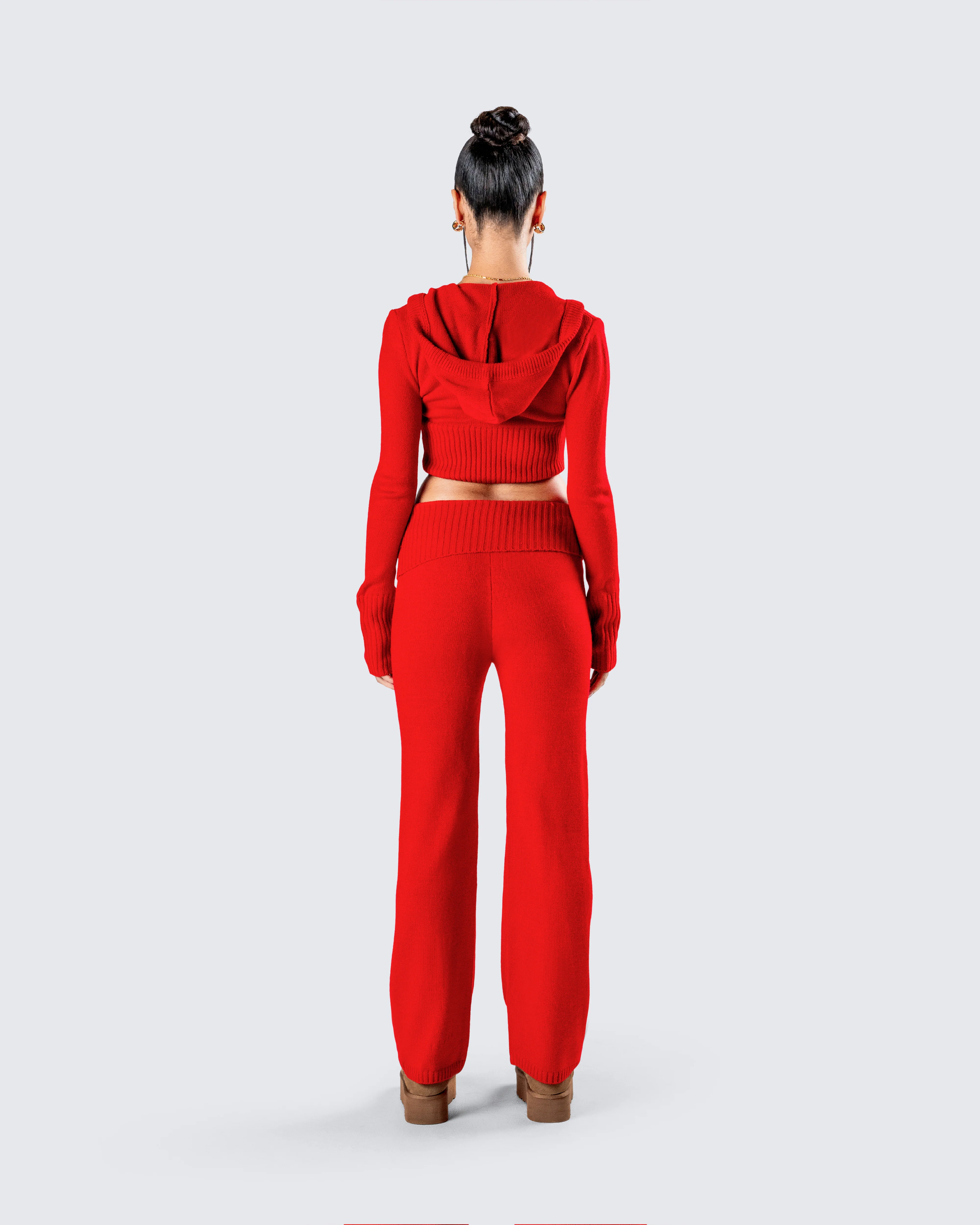 Alyssa Red Knit Set - Image 7