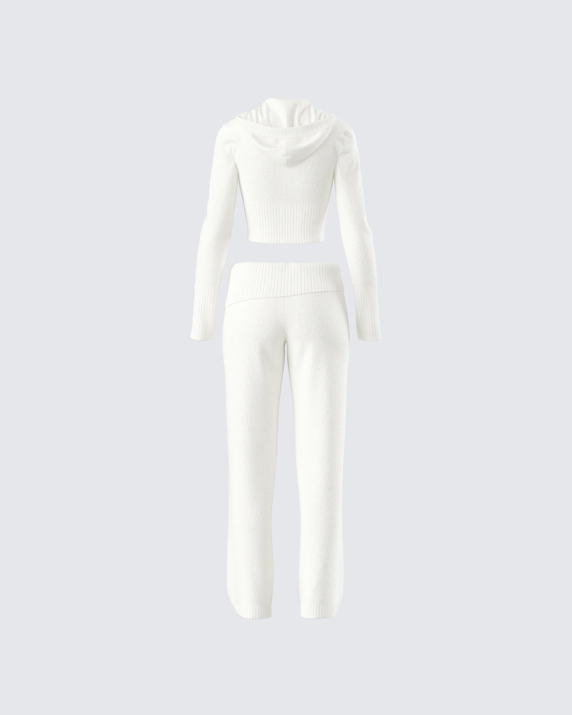 Alyssa White Knit Set - Image 3