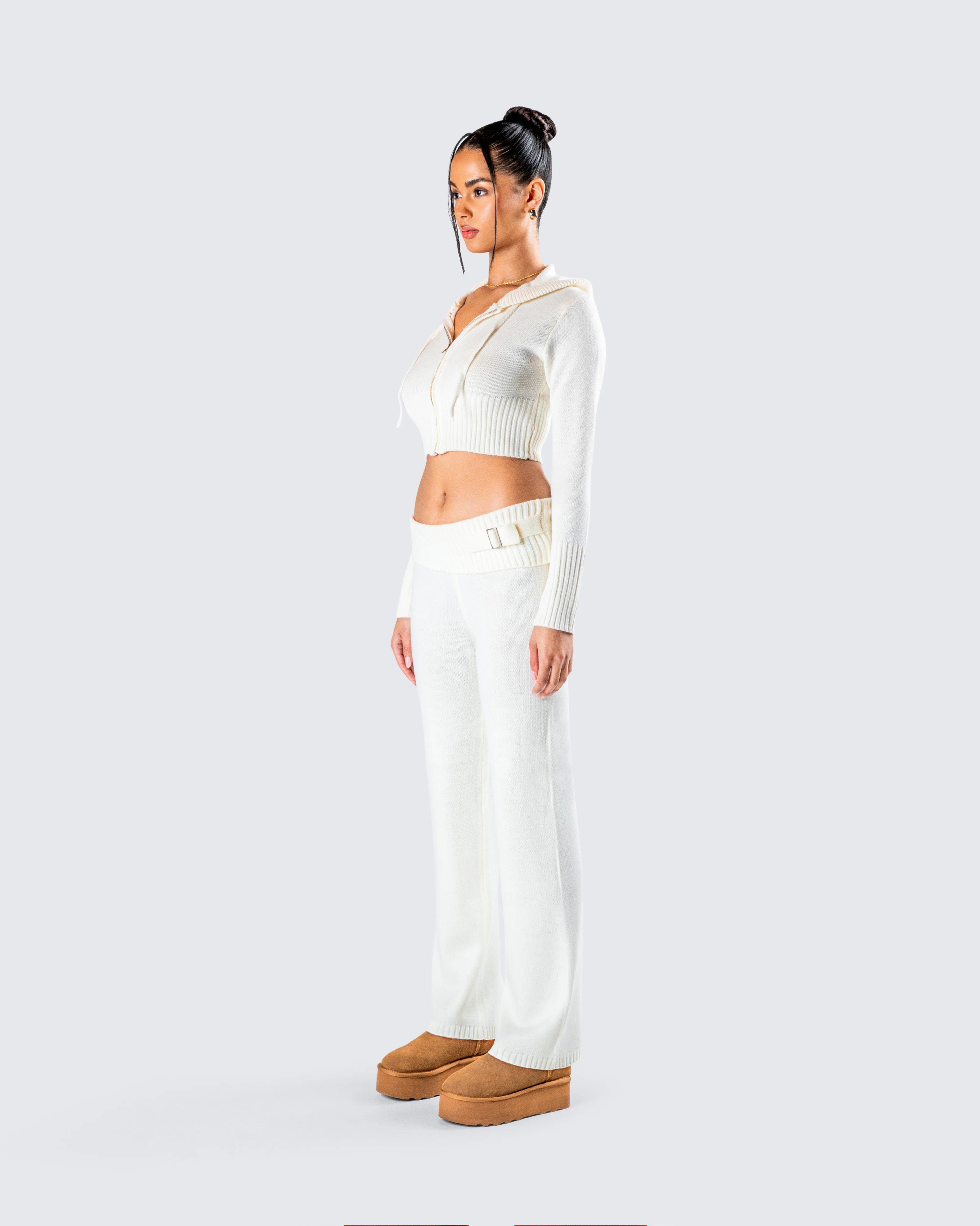 Alyssa White Knit Set - Image 5