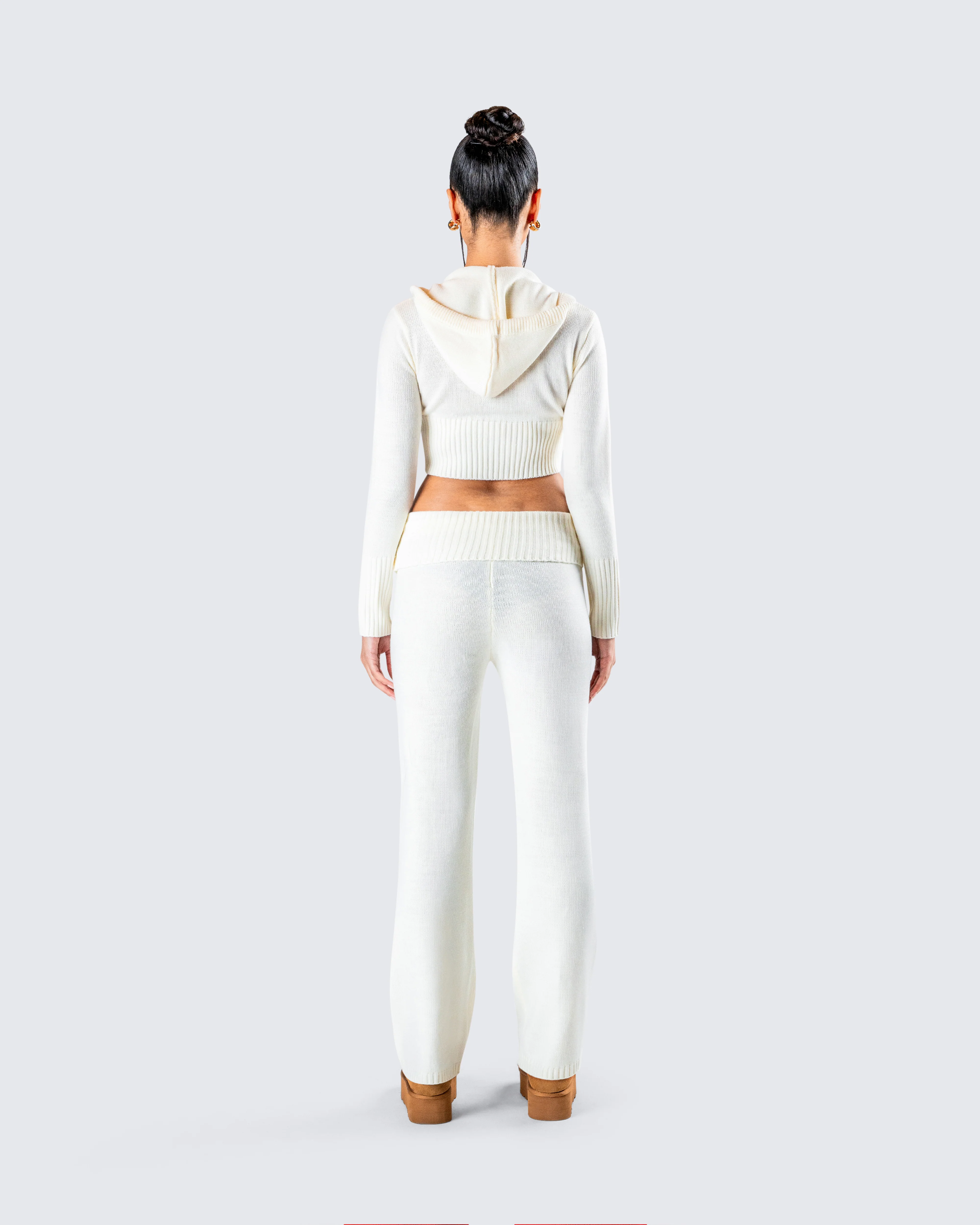 Alyssa White Knit Set - Image 7