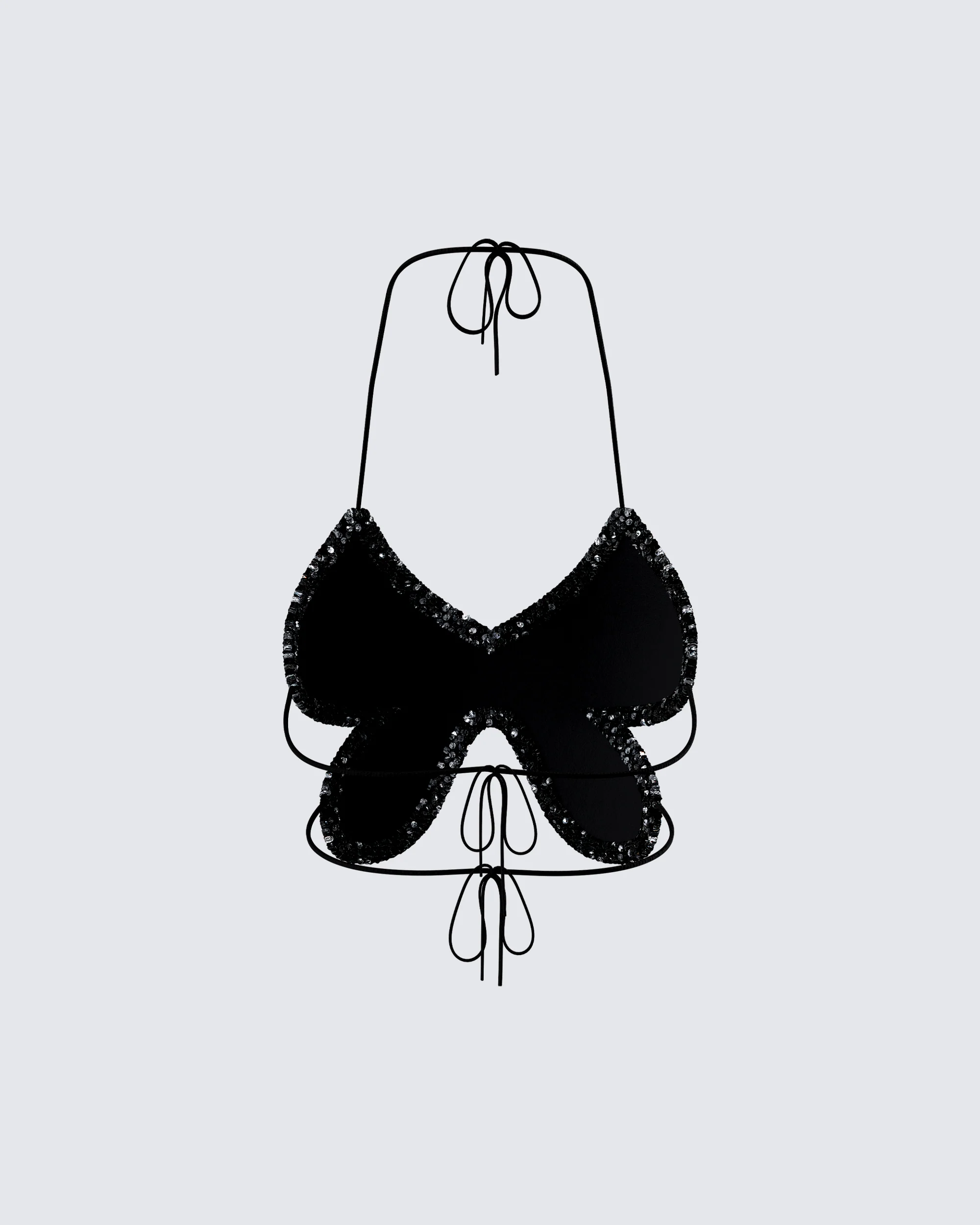 Amelie Black Butterfly Top - Image 3