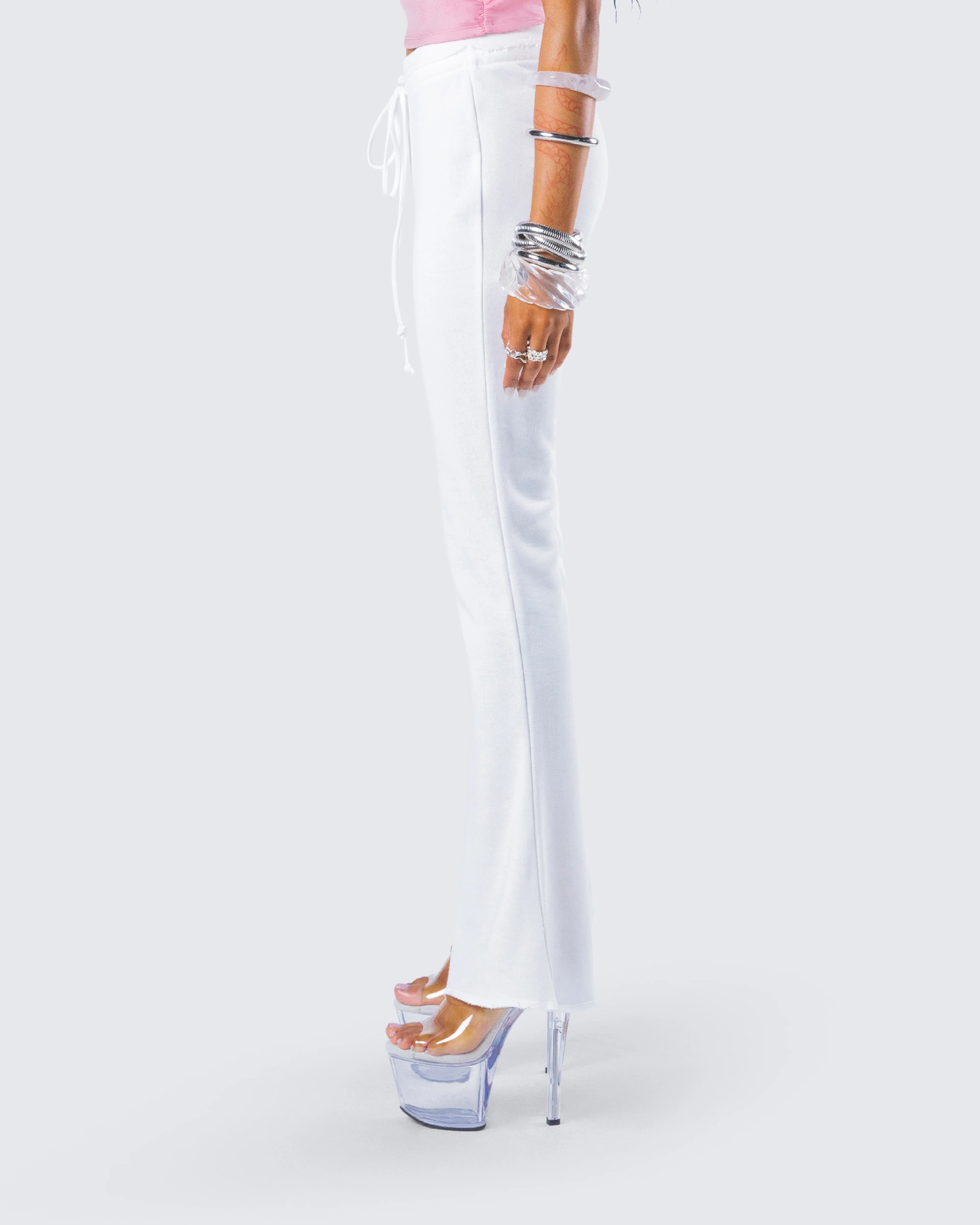 Anahita White Flared Pant - Image 4