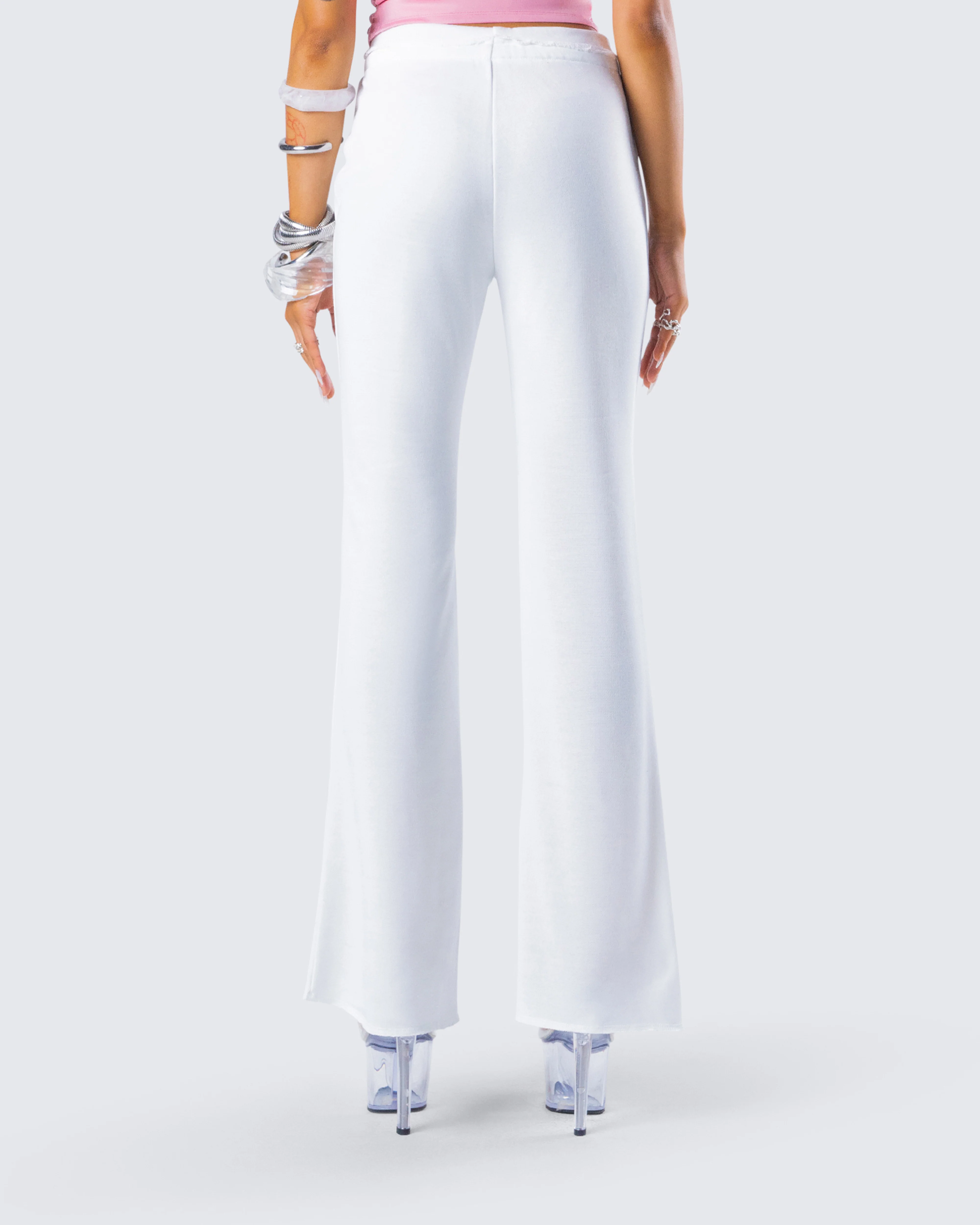 Anahita White Flared Pant - Image 5