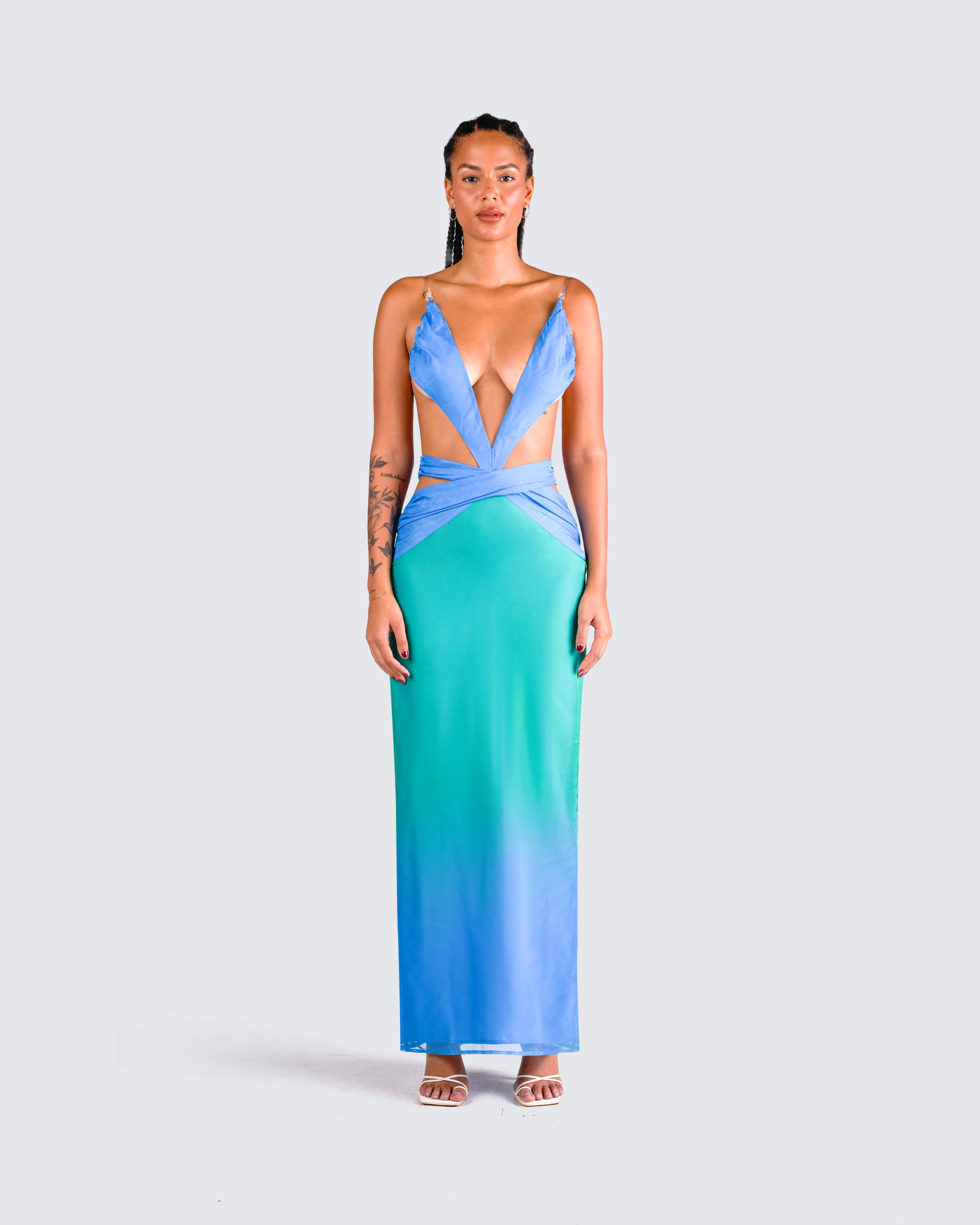 Anita Ombre Print Maxi Dress - Image 4