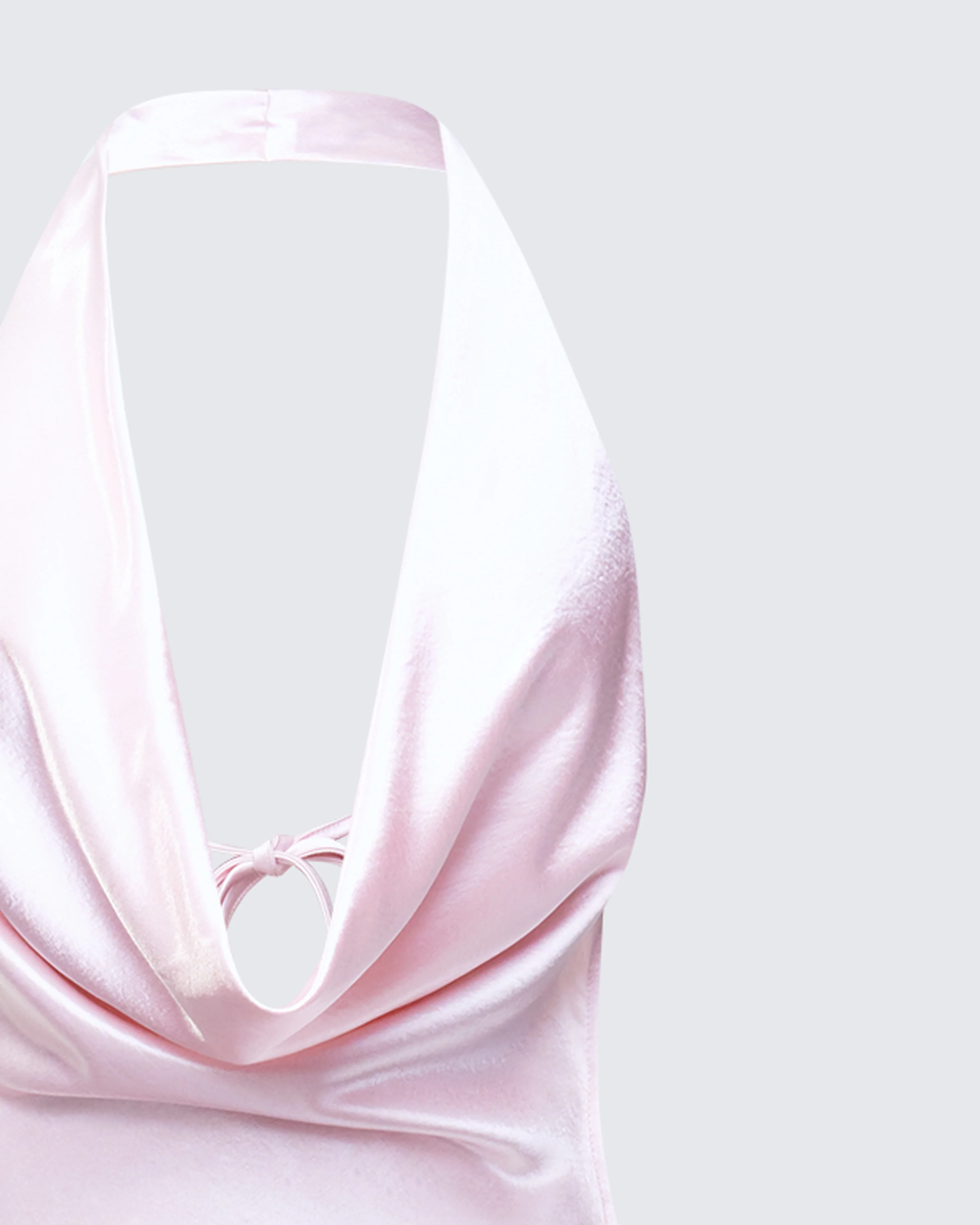 Athena Pink Sequin Open Back Maxi Dress - Image 6