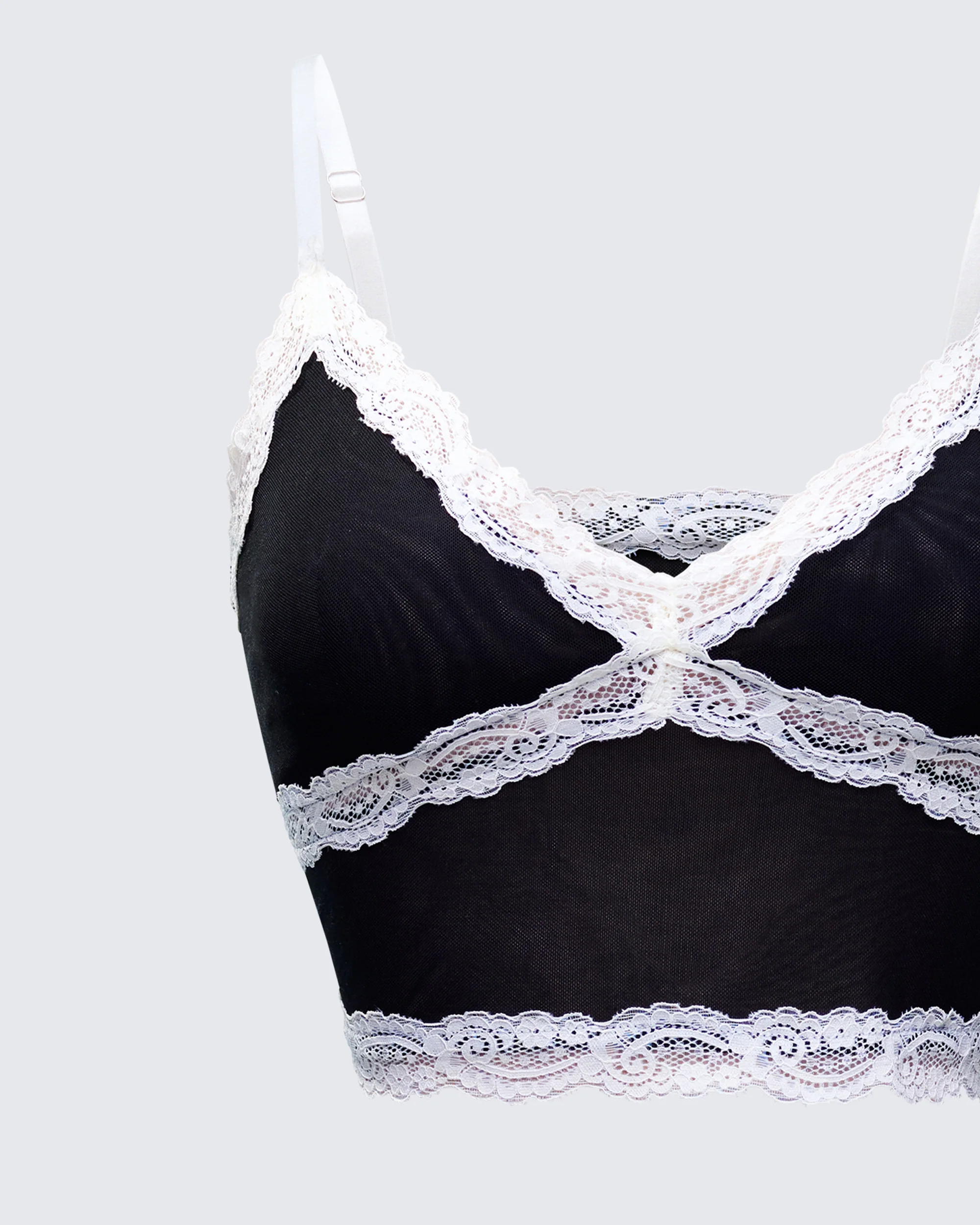 Aurelia Black Mesh Cami - Image 6