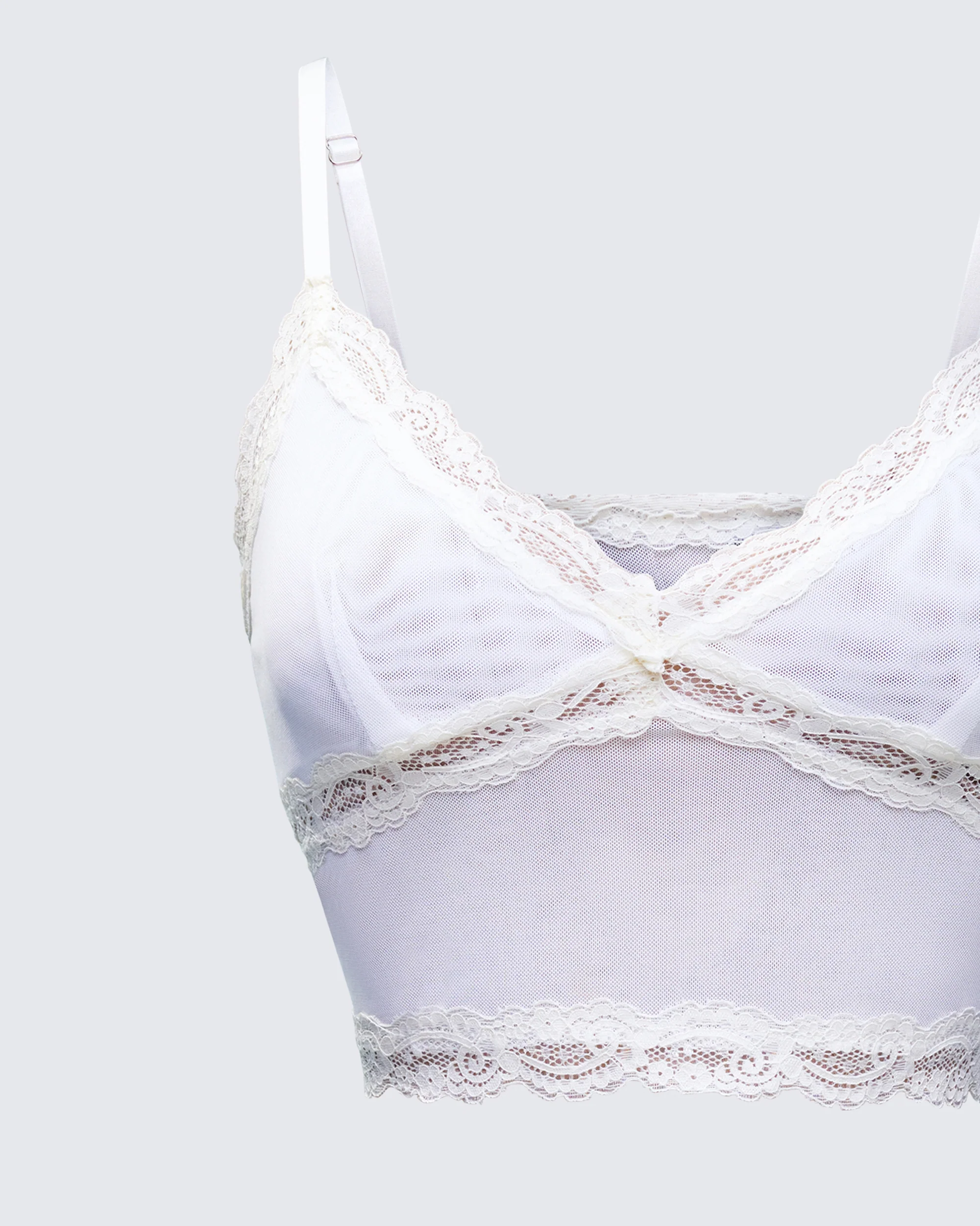 Aurelia White Mesh Cami - Image 6