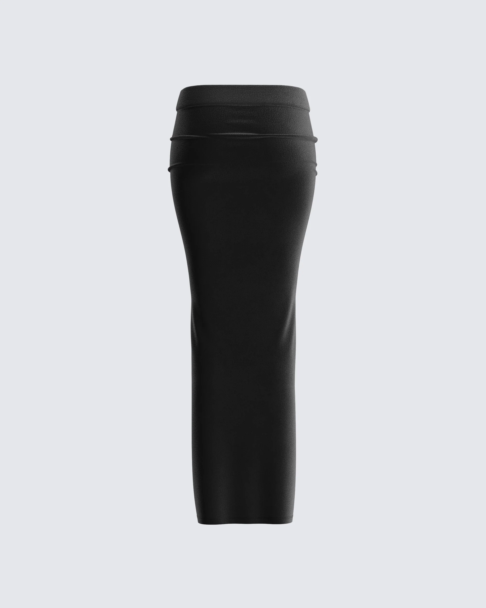 Ayla Black Velvet Maxi Skirt - Image 3