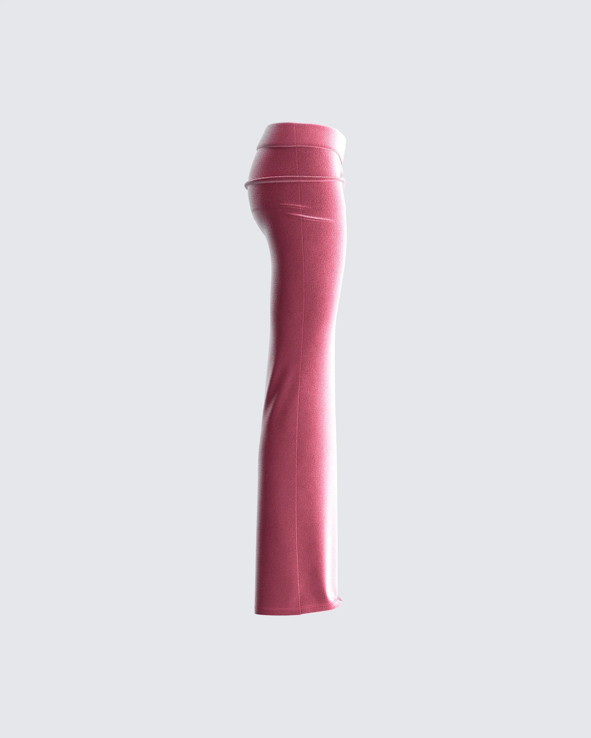 Ayla Pink Velvet Maxi Skirt - Image 2