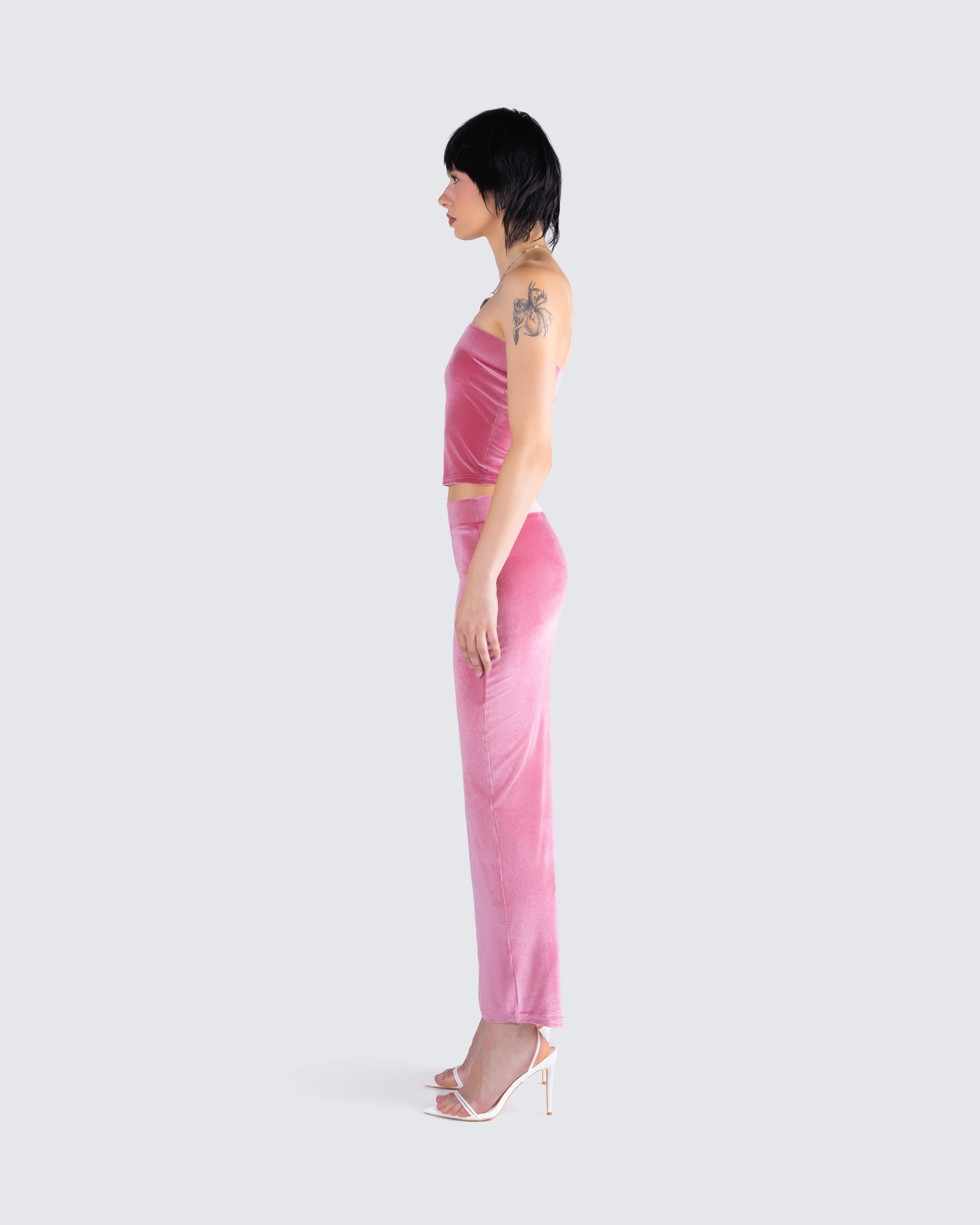 Ayla Pink Velvet Set - Image 5