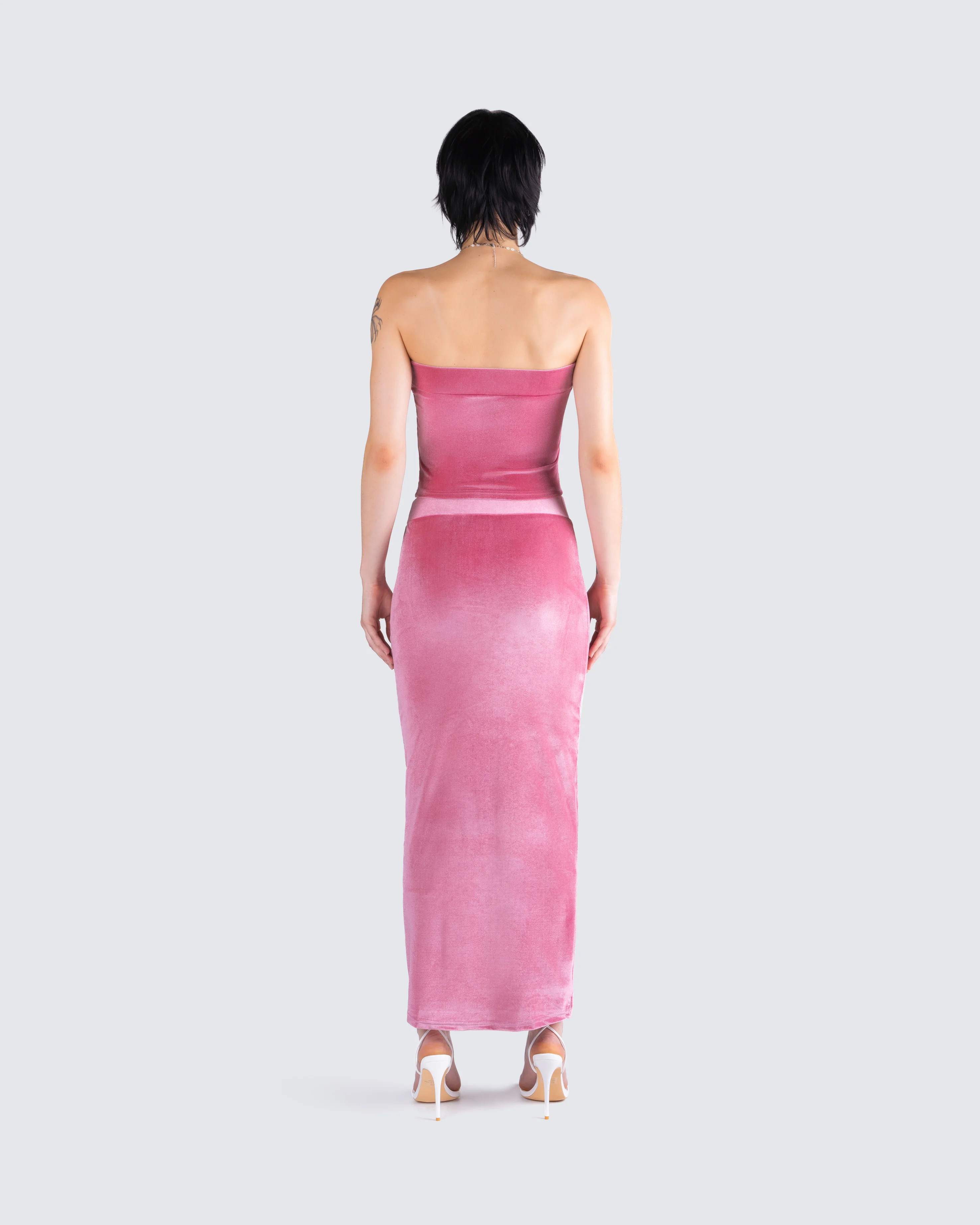 Ayla Pink Velvet Set - Image 6