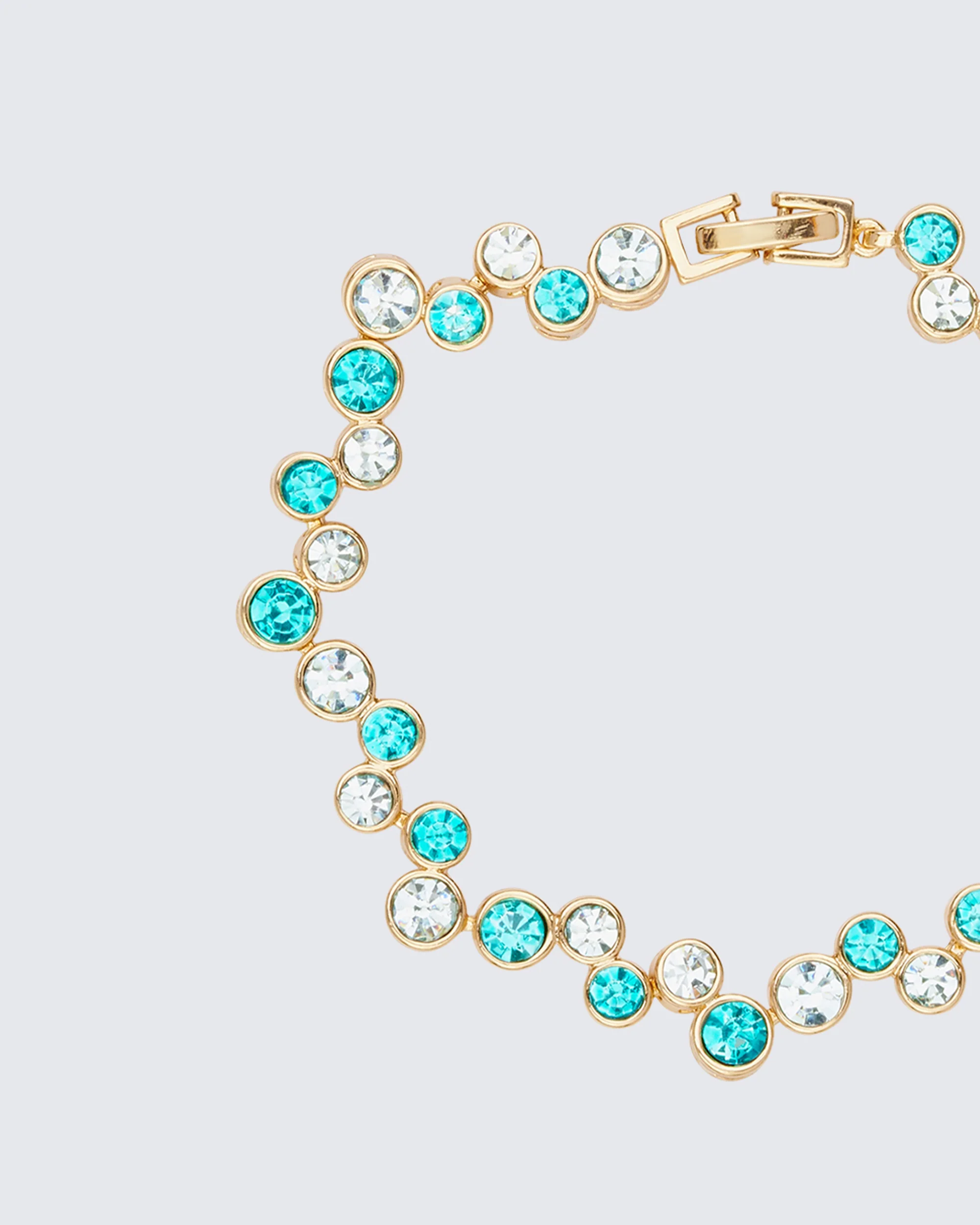Azore Gold Tennis Bracelet - Image 2