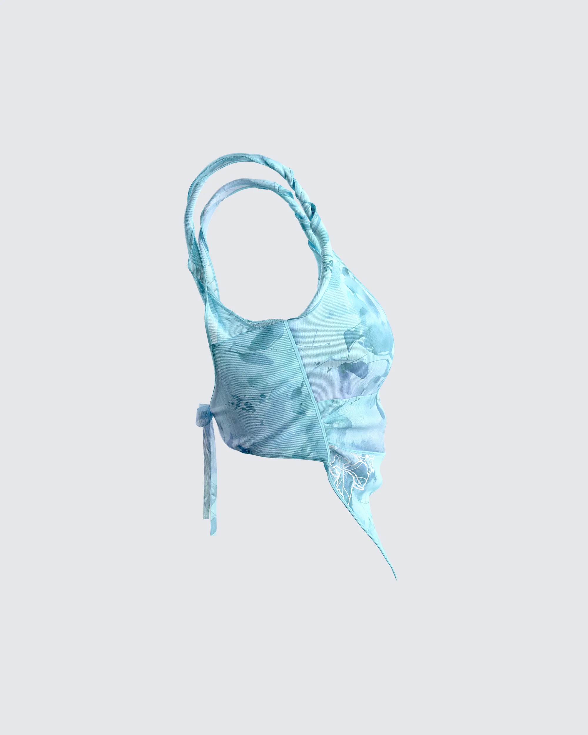 Bahia Mint Floral Print Top - Image 2