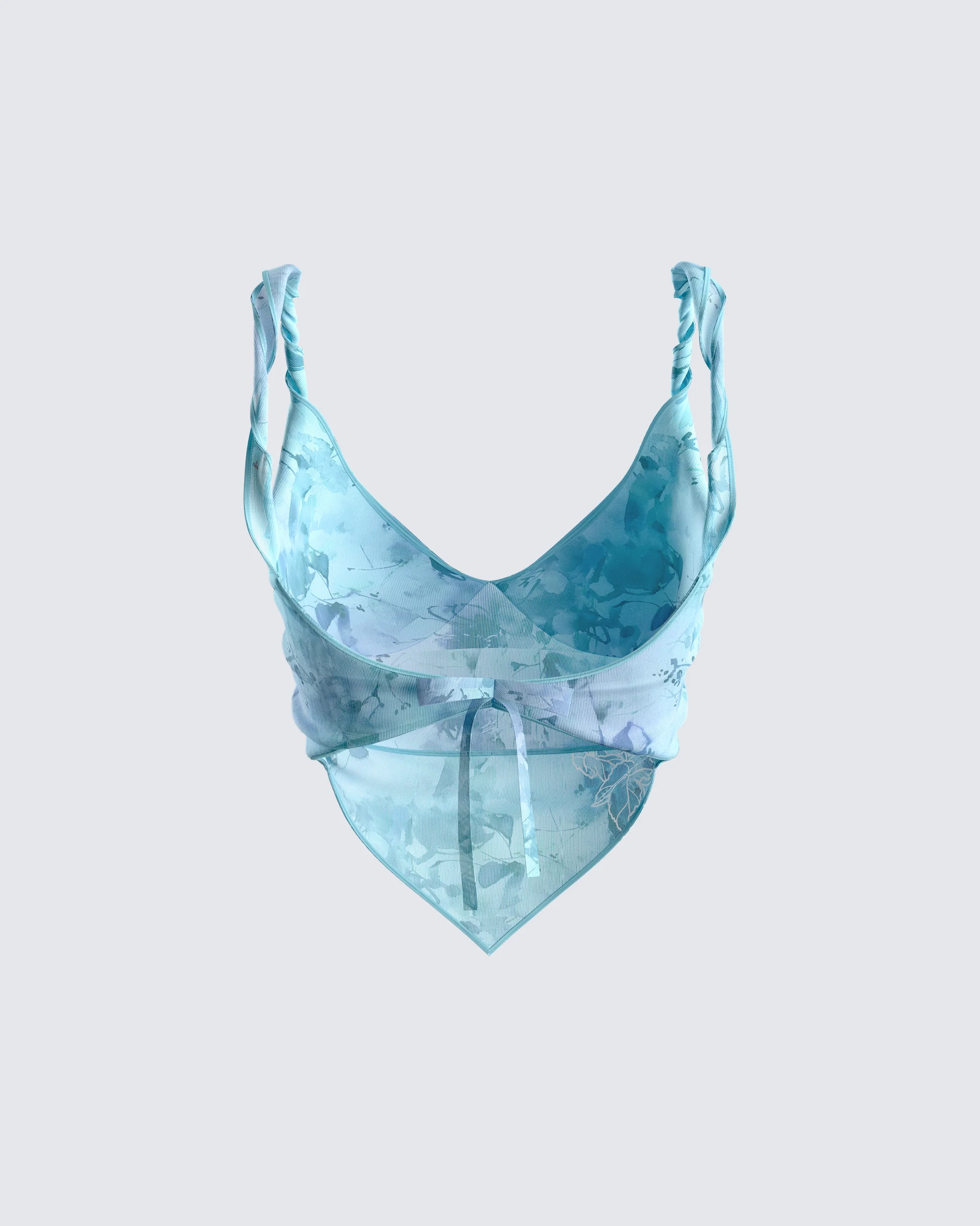 Bahia Mint Floral Print Top - Image 3