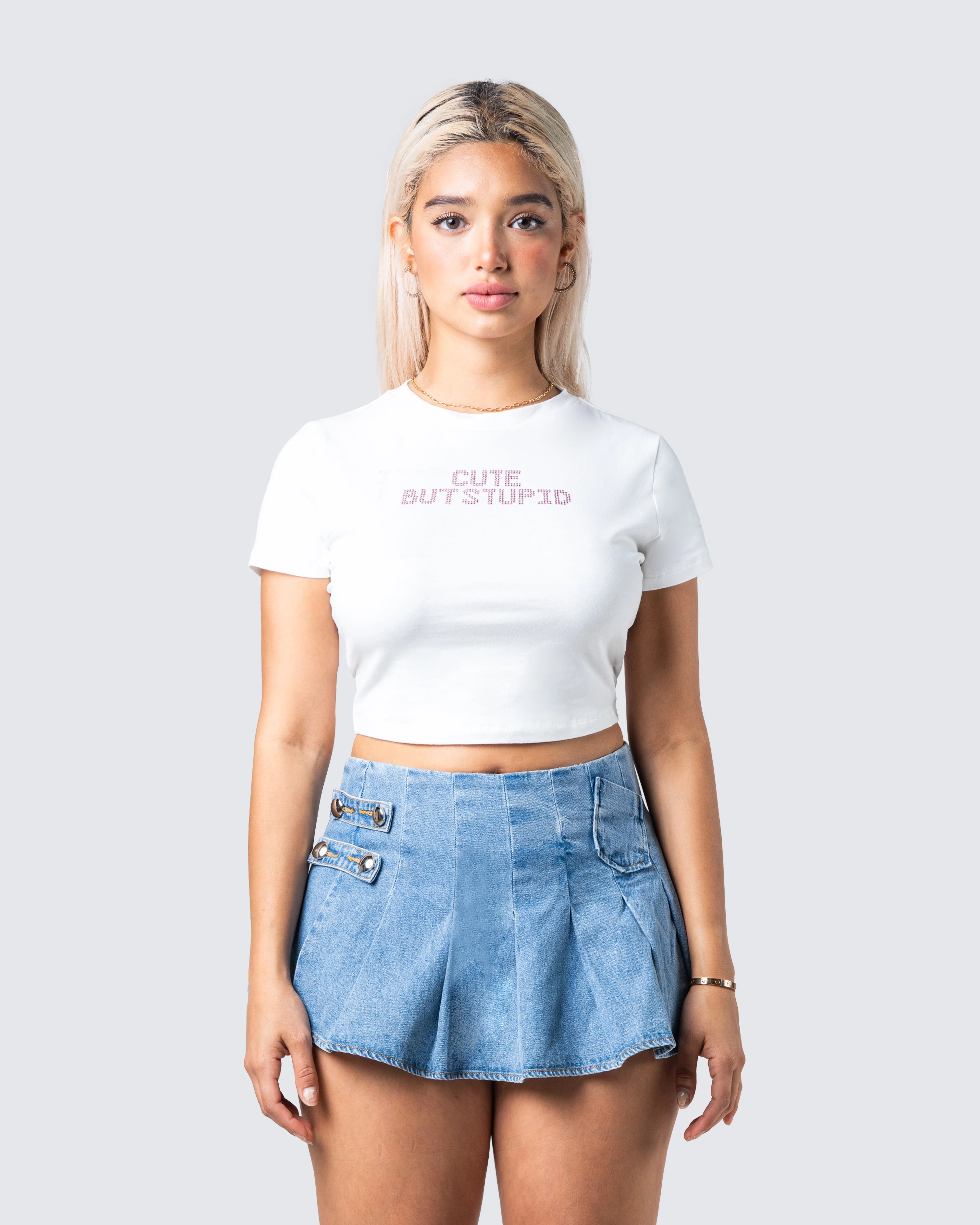 Baltica White Jersey Graphic Top - Image 4