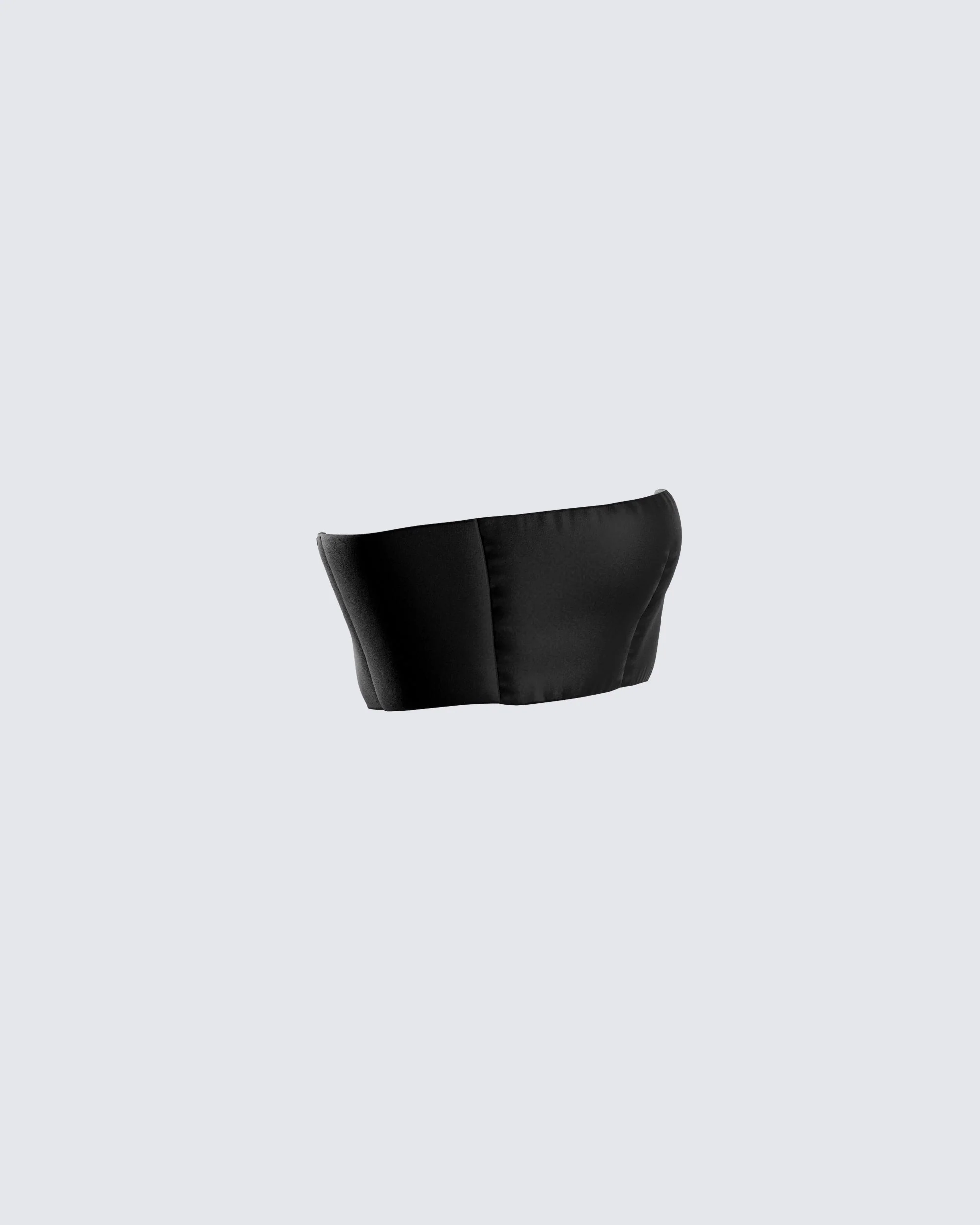 Beaux Black Bandeau Top - Image 2
