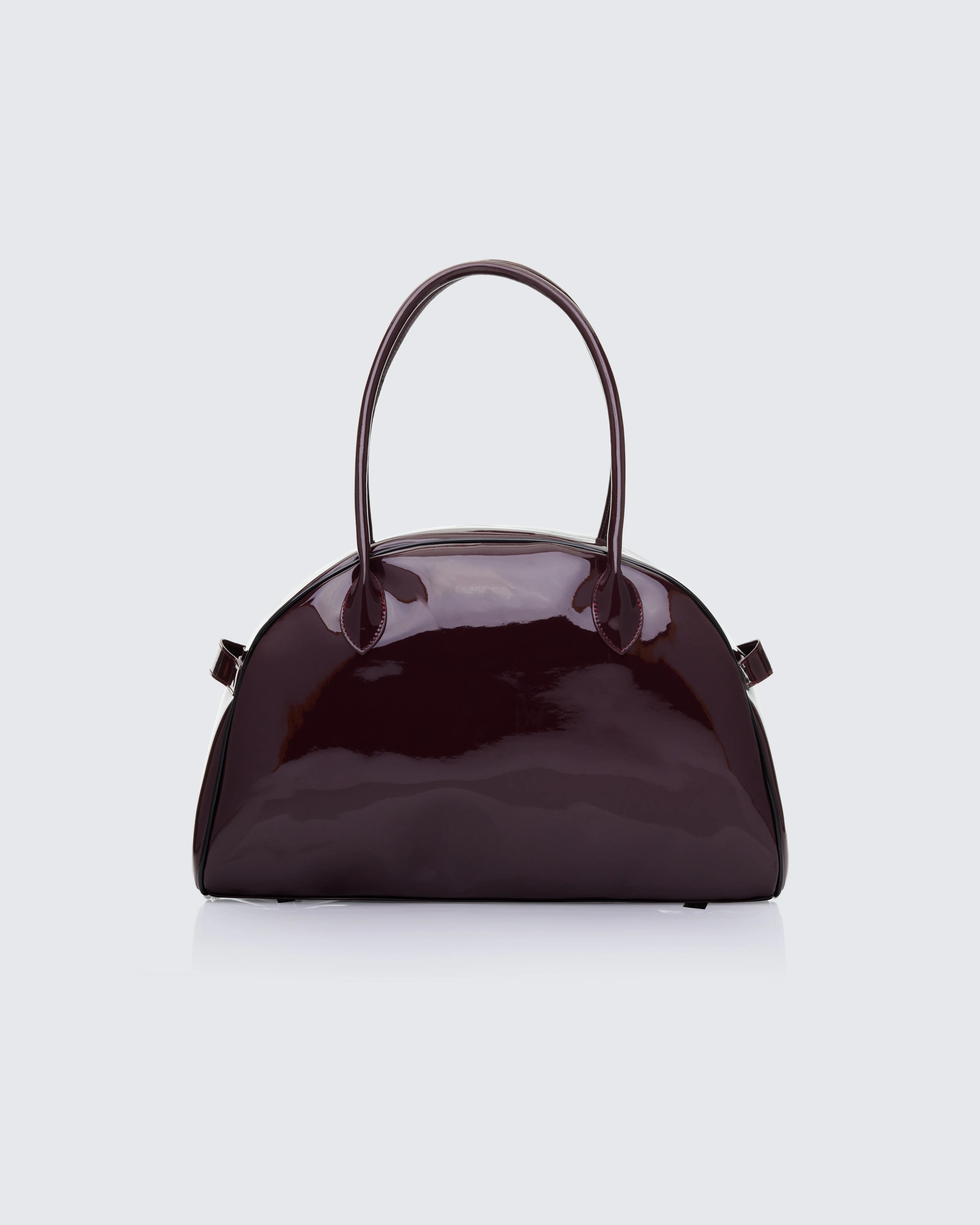 Belladonna Burgundy Perforated Bowling Bag - Image 2