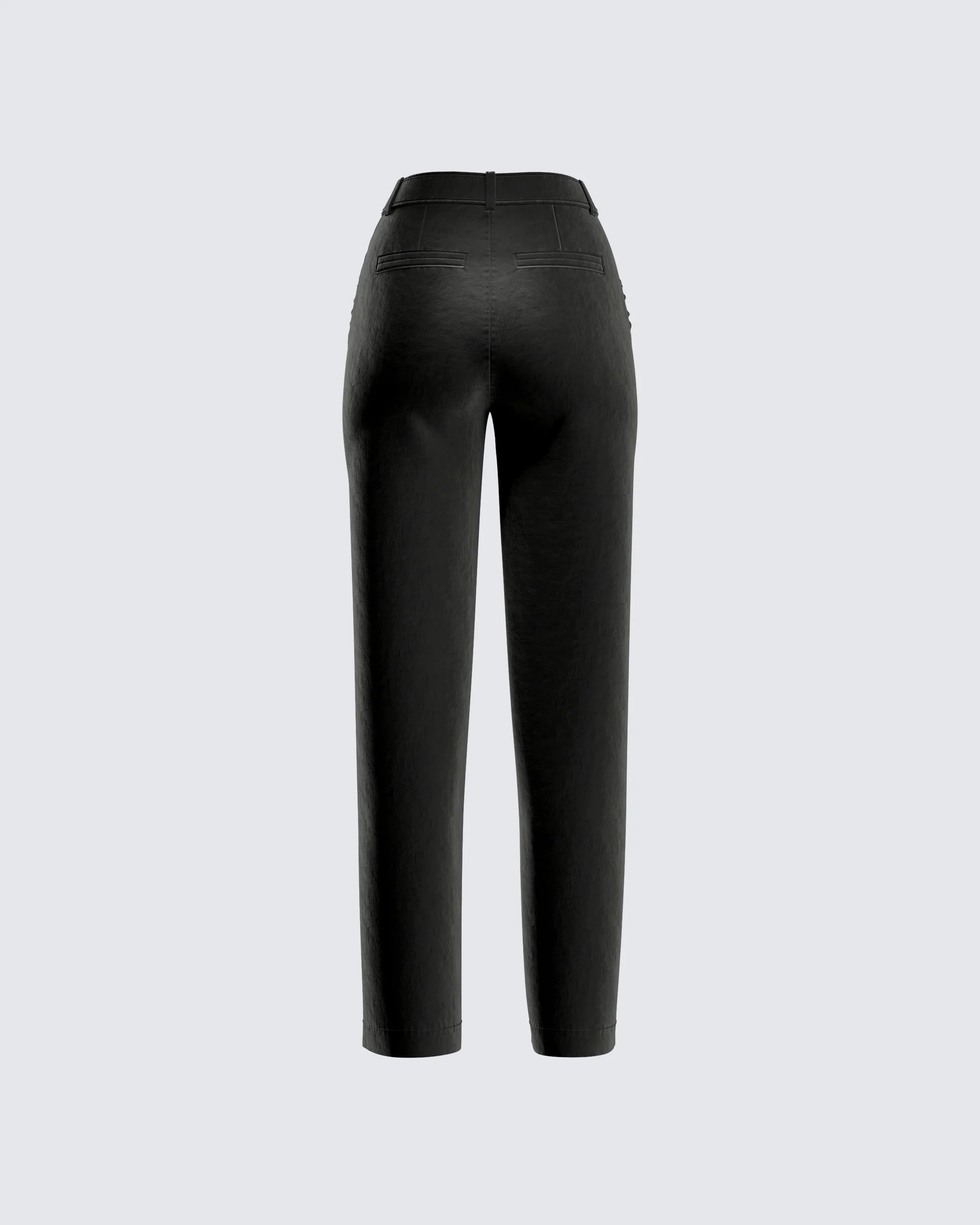 Bess Black Velvet Pants - Image 3