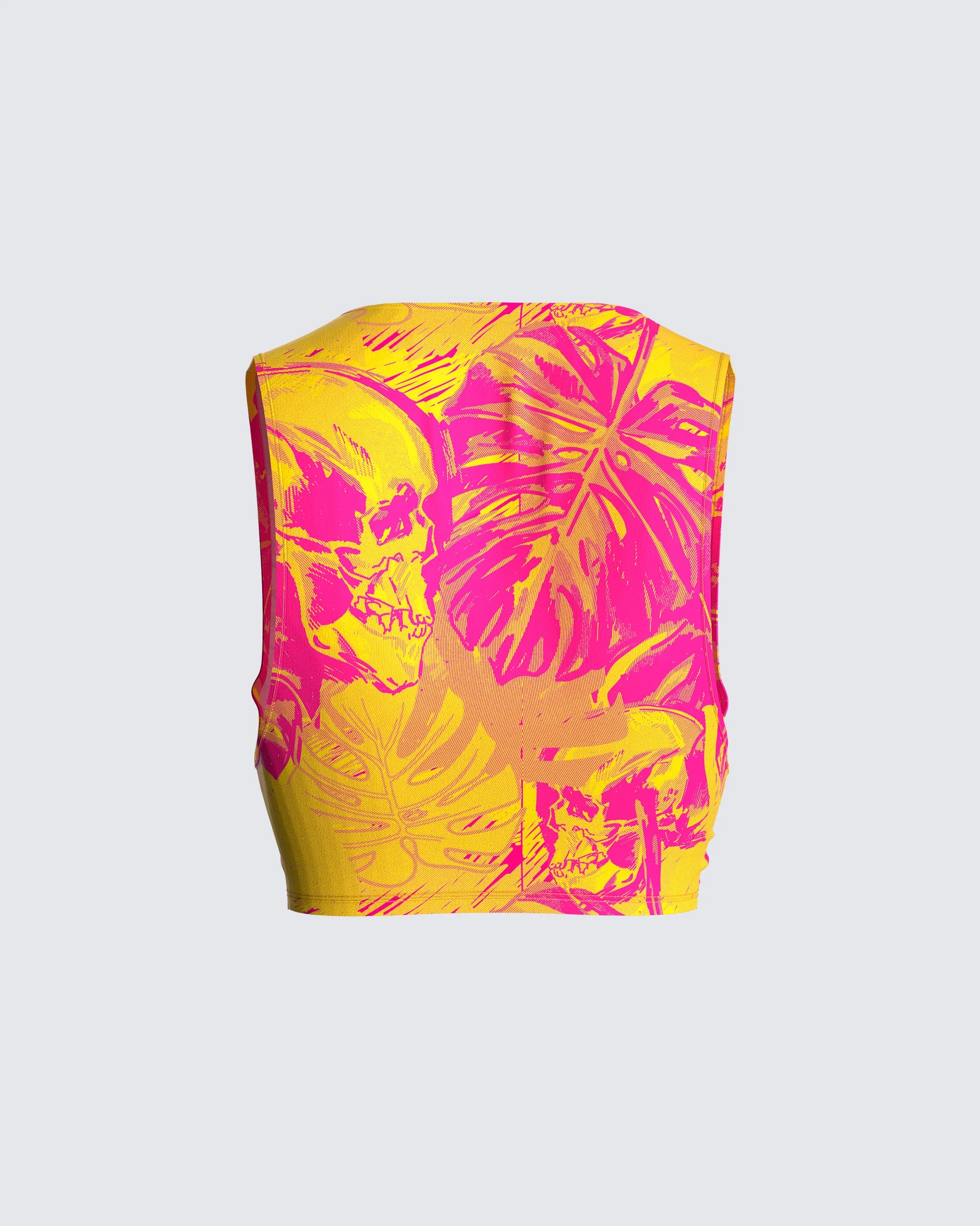 Beverly Tropical Print Top - Image 3