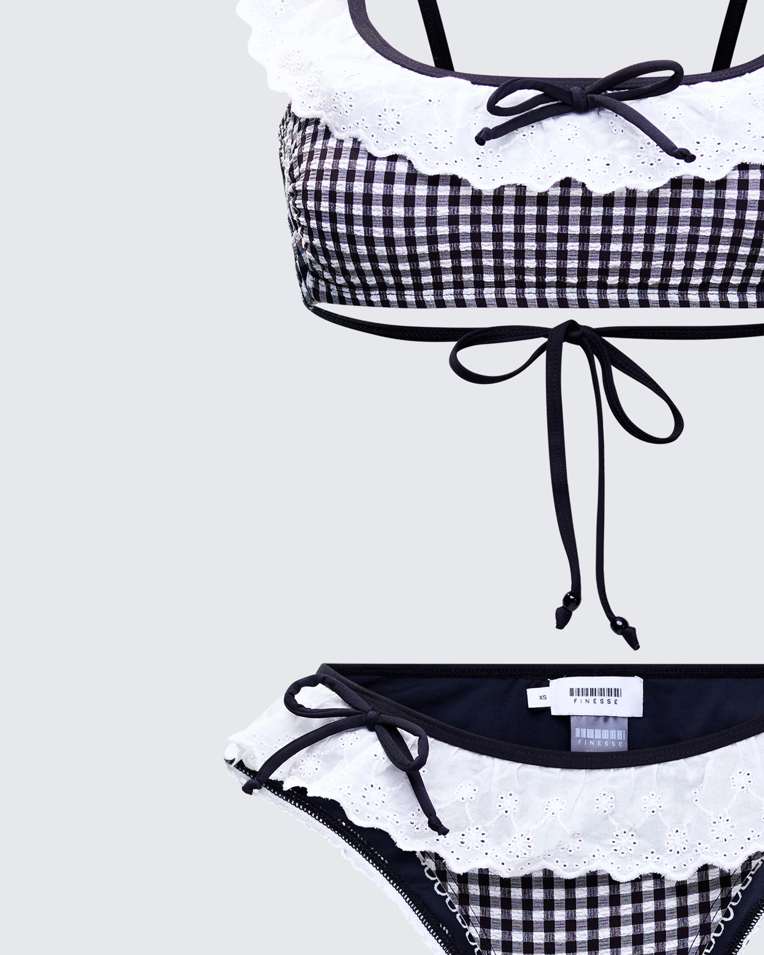 Birdie Multi Gingham Bikini Set - Image 6