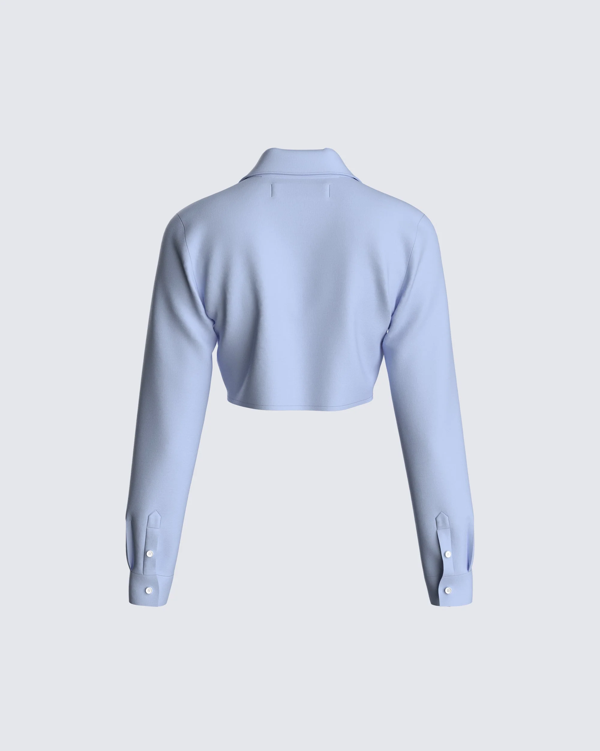 Blake Shirting Logo Cropped Top - Image 3