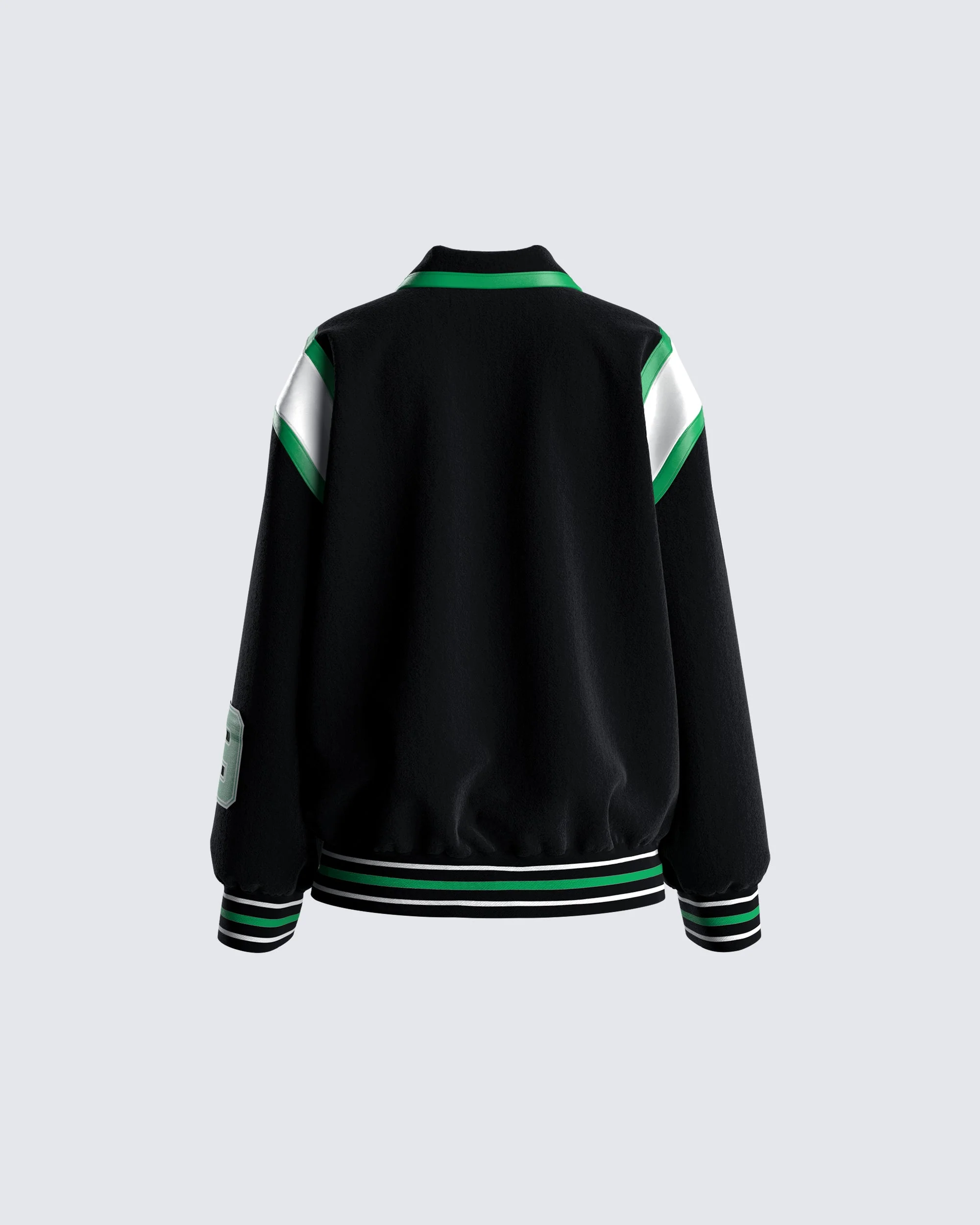 Bobby Black Varsity Jacket - Image 3