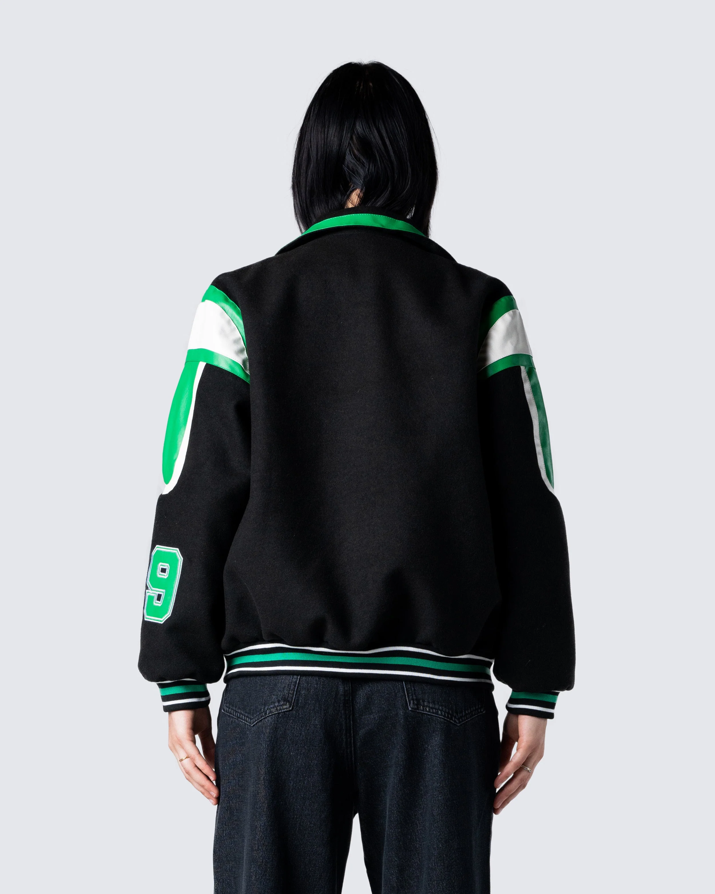 Bobby Black Varsity Jacket - Image 6