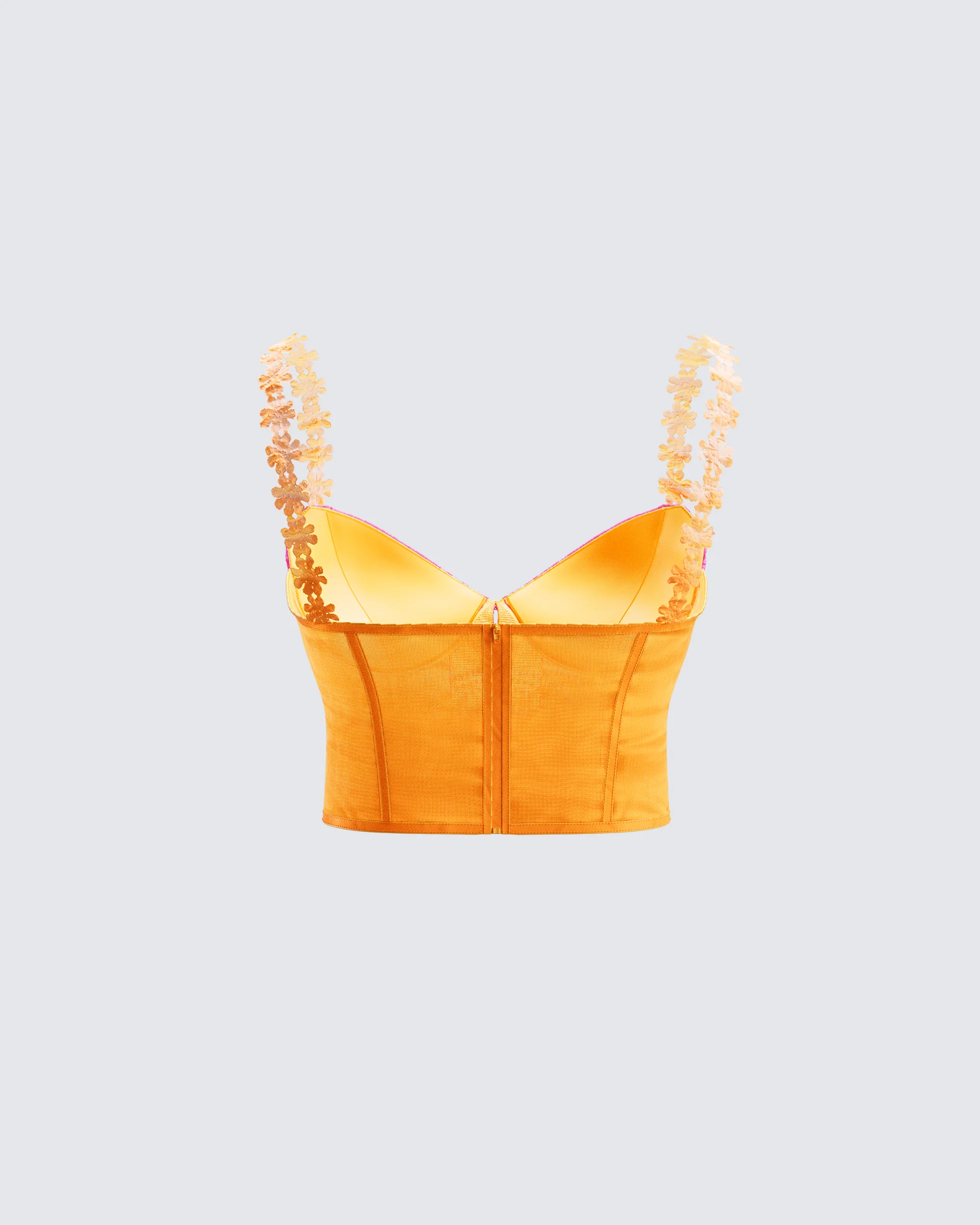 Bonnie Orange Corset Top - Image 3