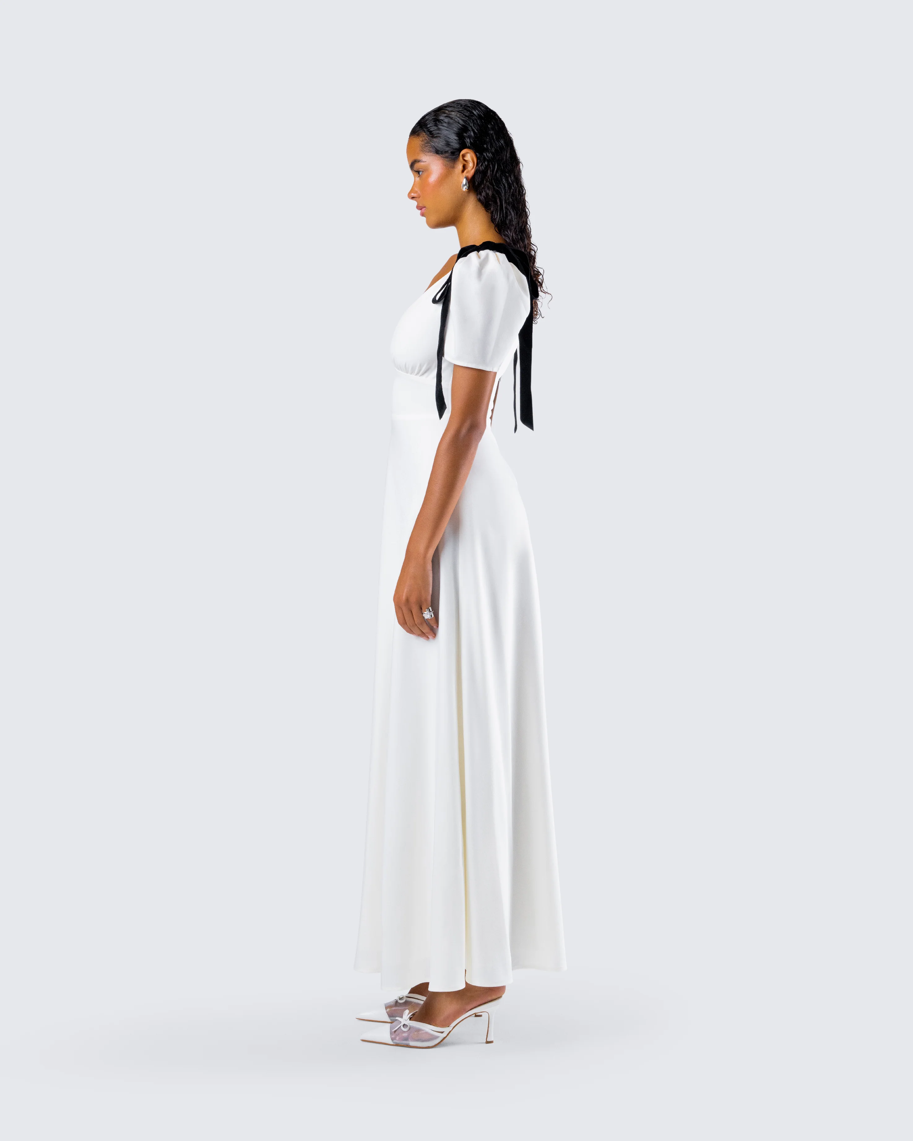 Braelyn White Maxi Dress - Image 6