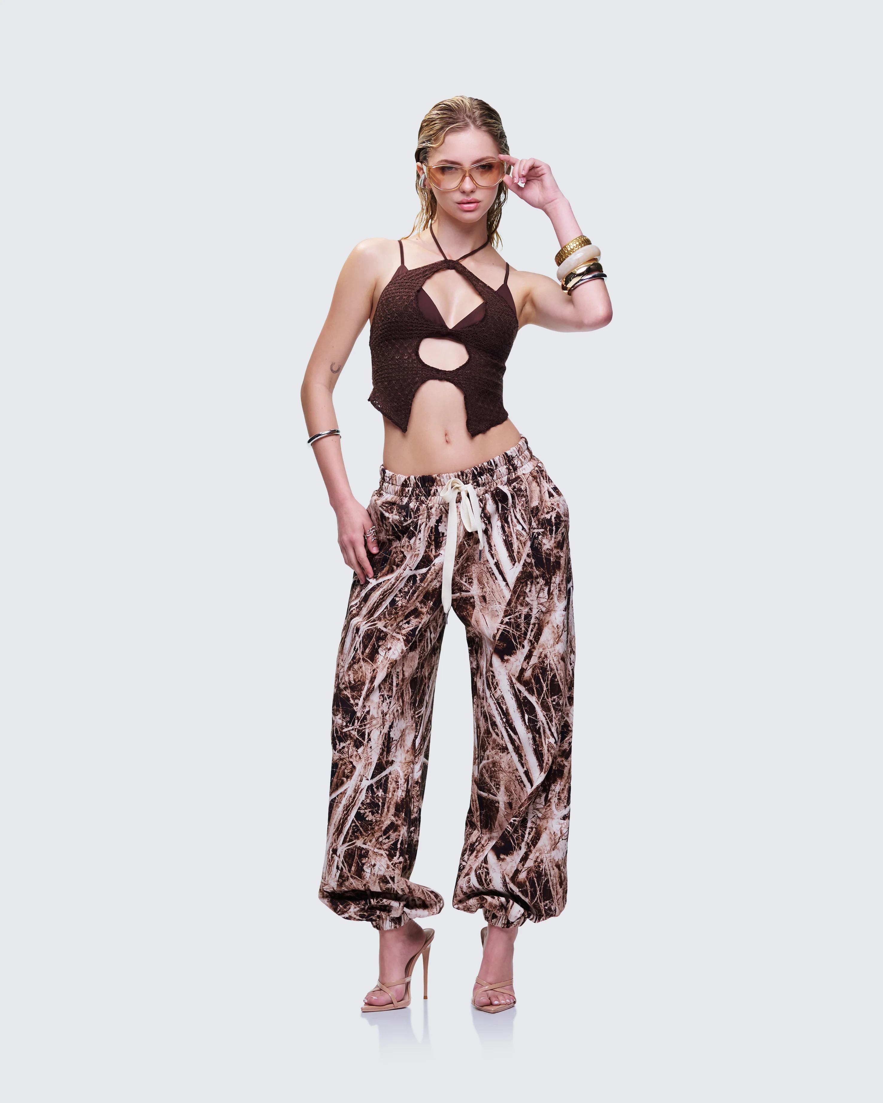 Braewyn Hunting Camo Toggled Sweatpants - Image 5