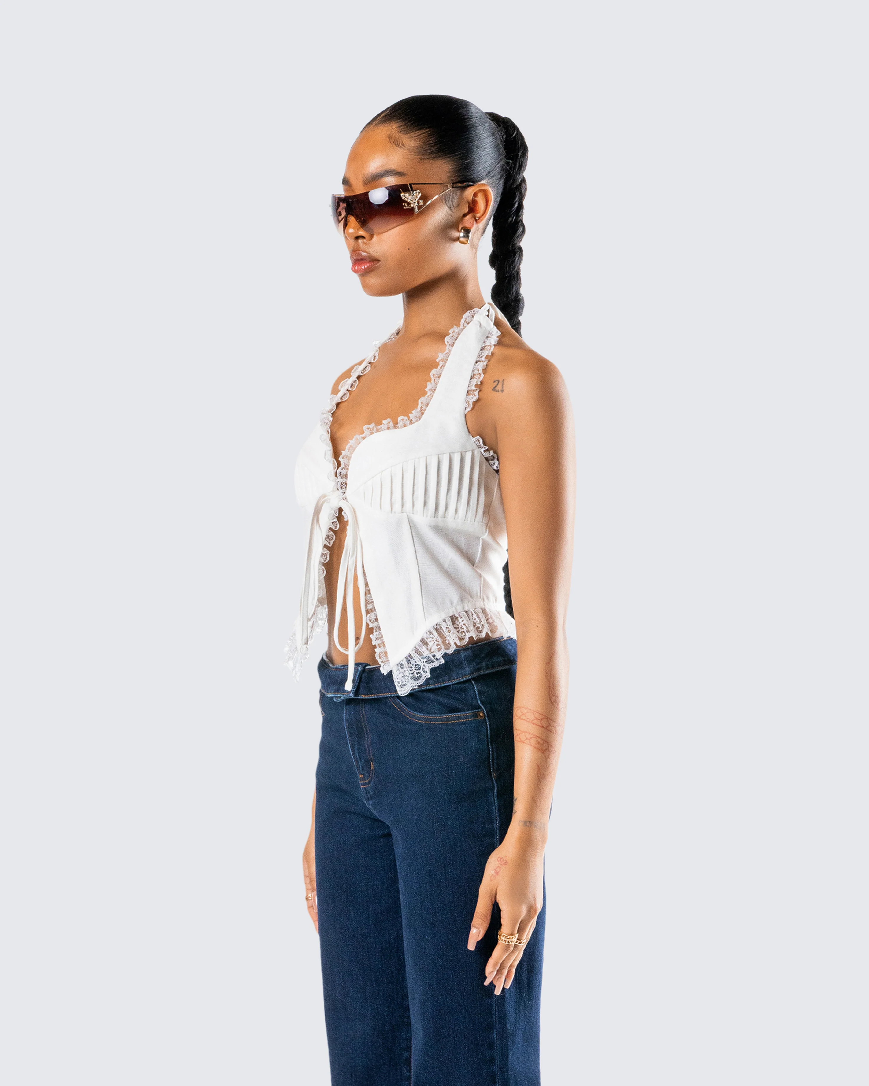 Briar Ivory Lace Camisole - Image 5
