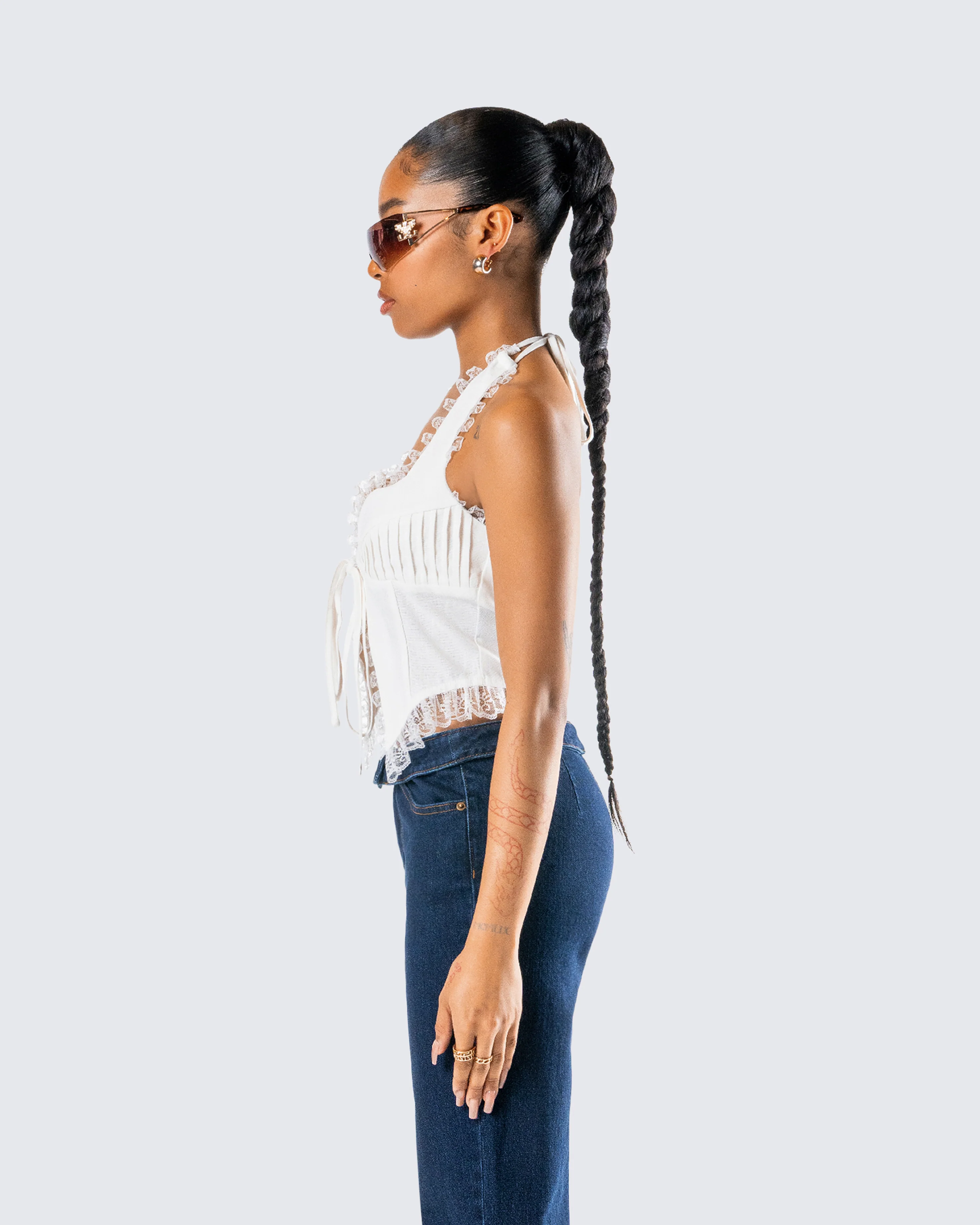 Briar Ivory Lace Camisole - Image 6