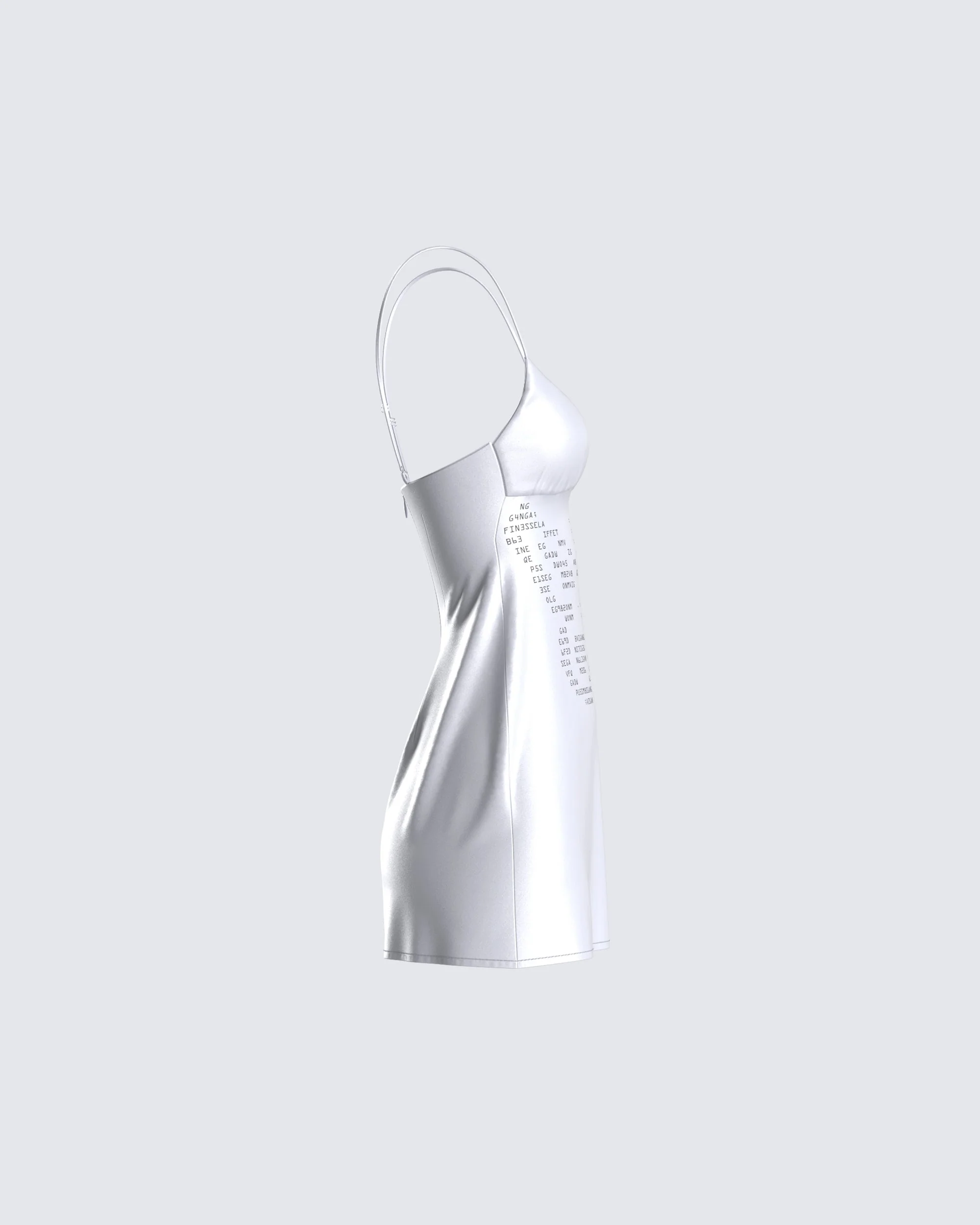 Bridget Lavender Satin Dress - Image 2