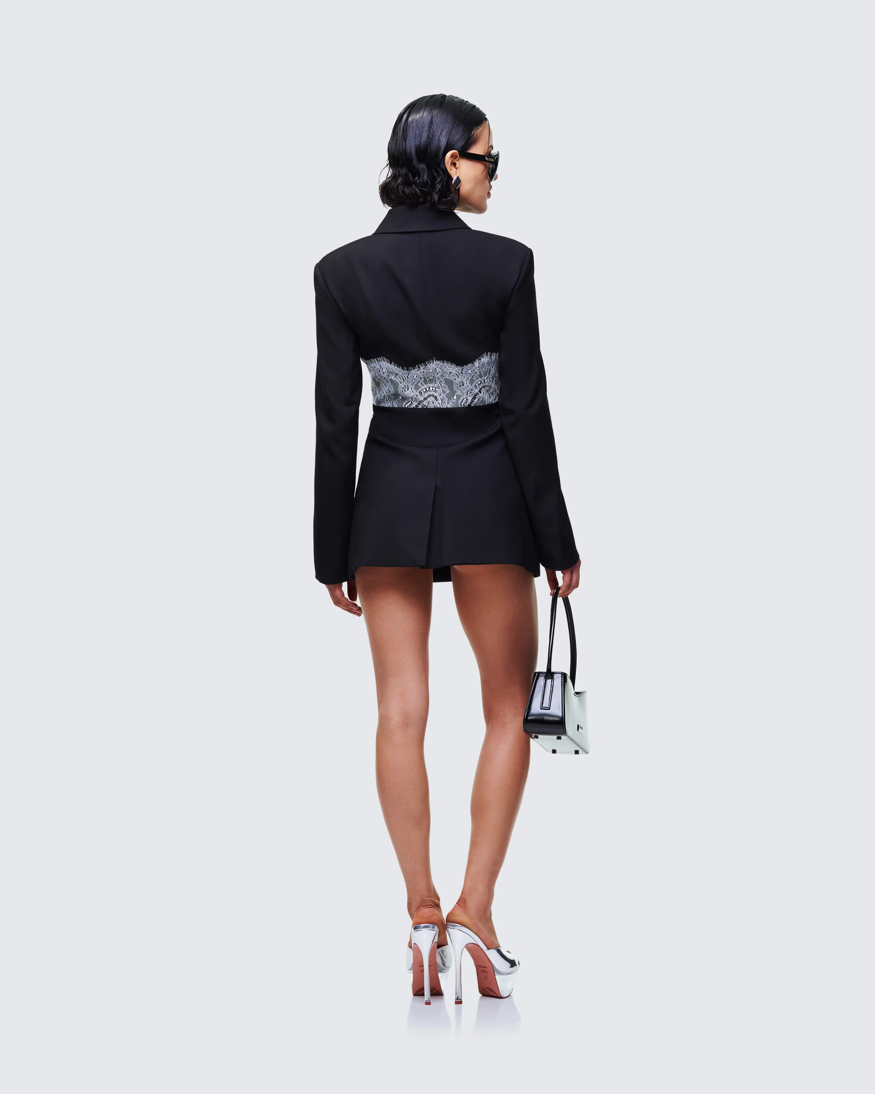 Brinley Blazed Lace Corseted Blazer - Image 5