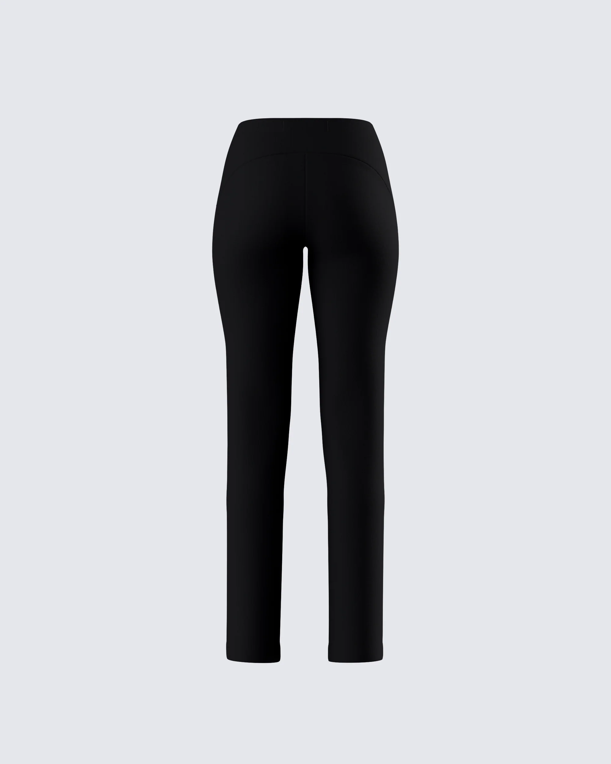 Bronte Black Ponte High Rise Pant - Image 3