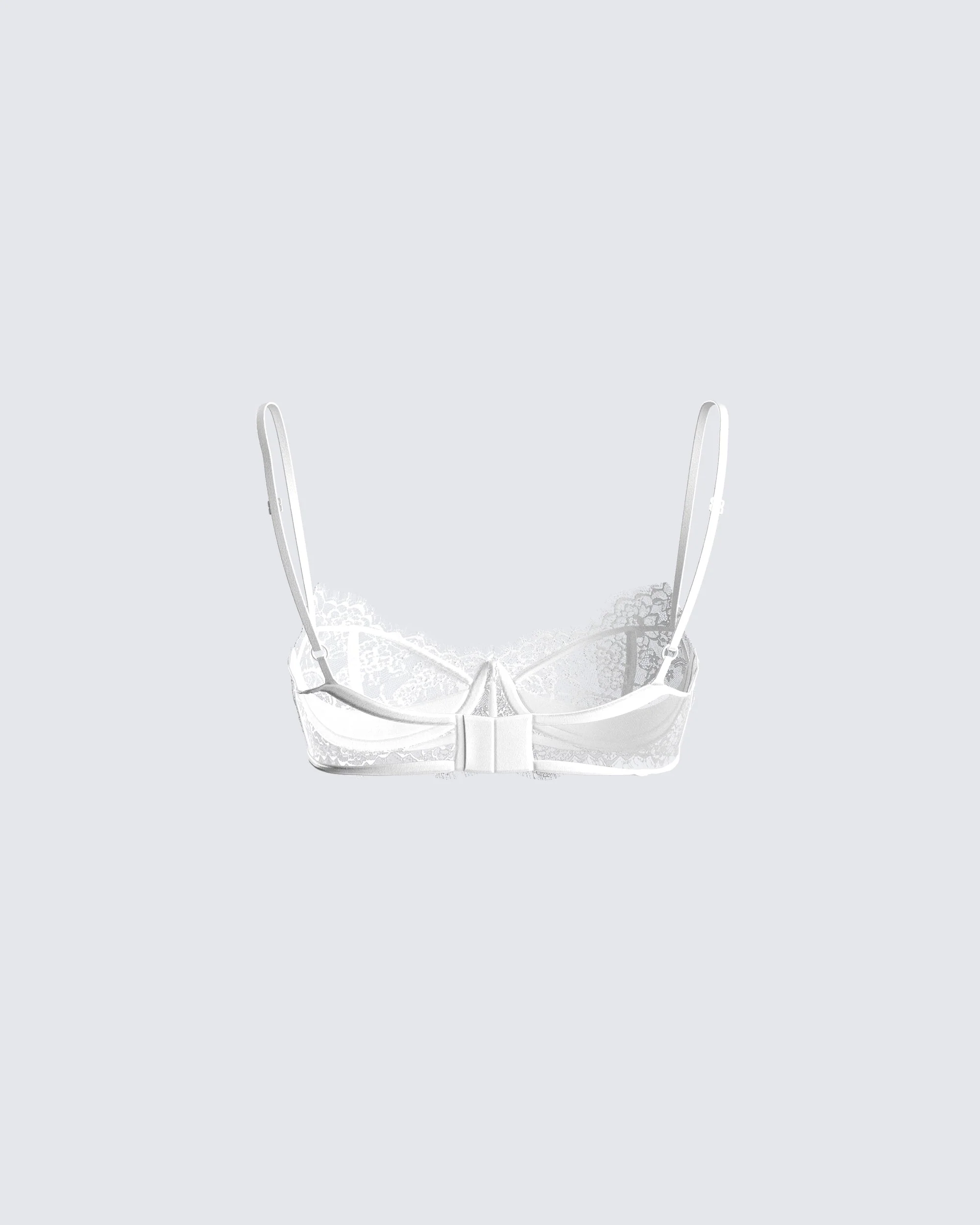 Cady White Lace Bra - Image 3