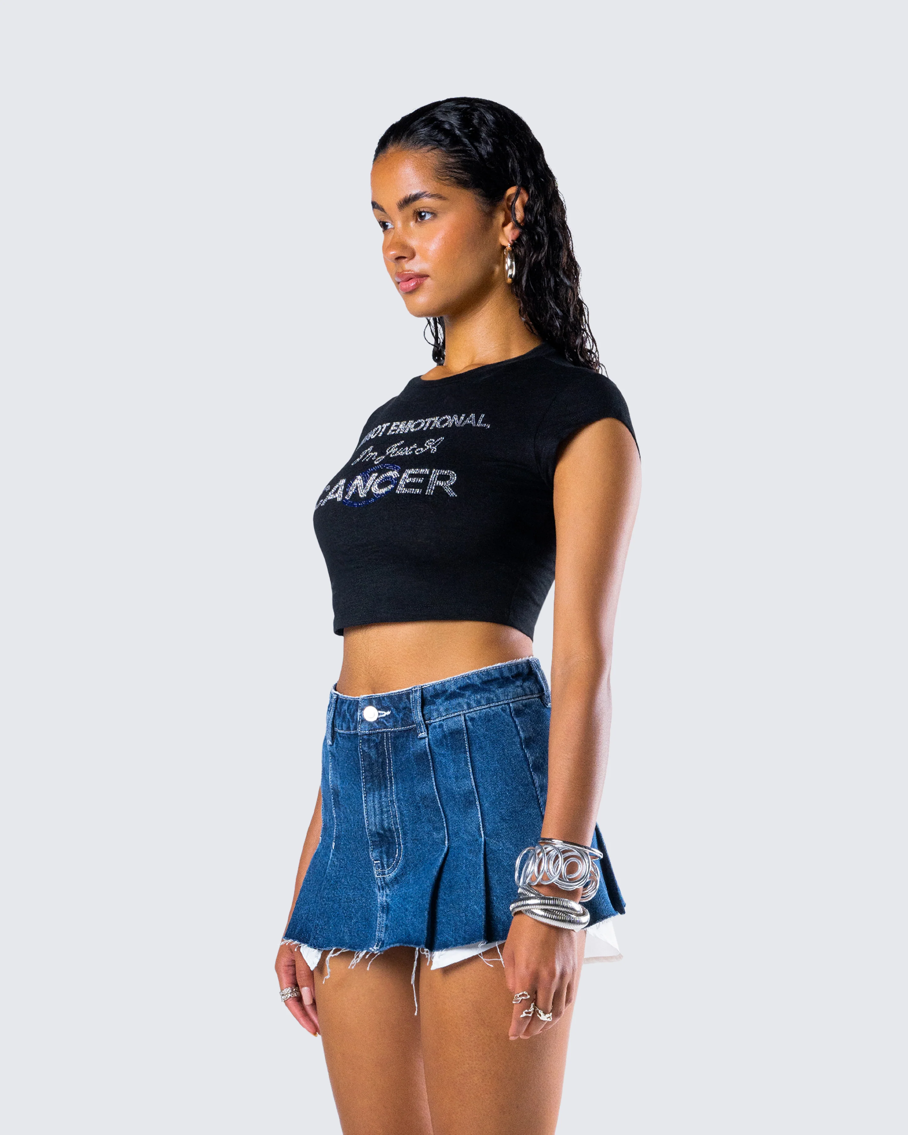 Cambria Black Cancer Graphic Top - Image 5