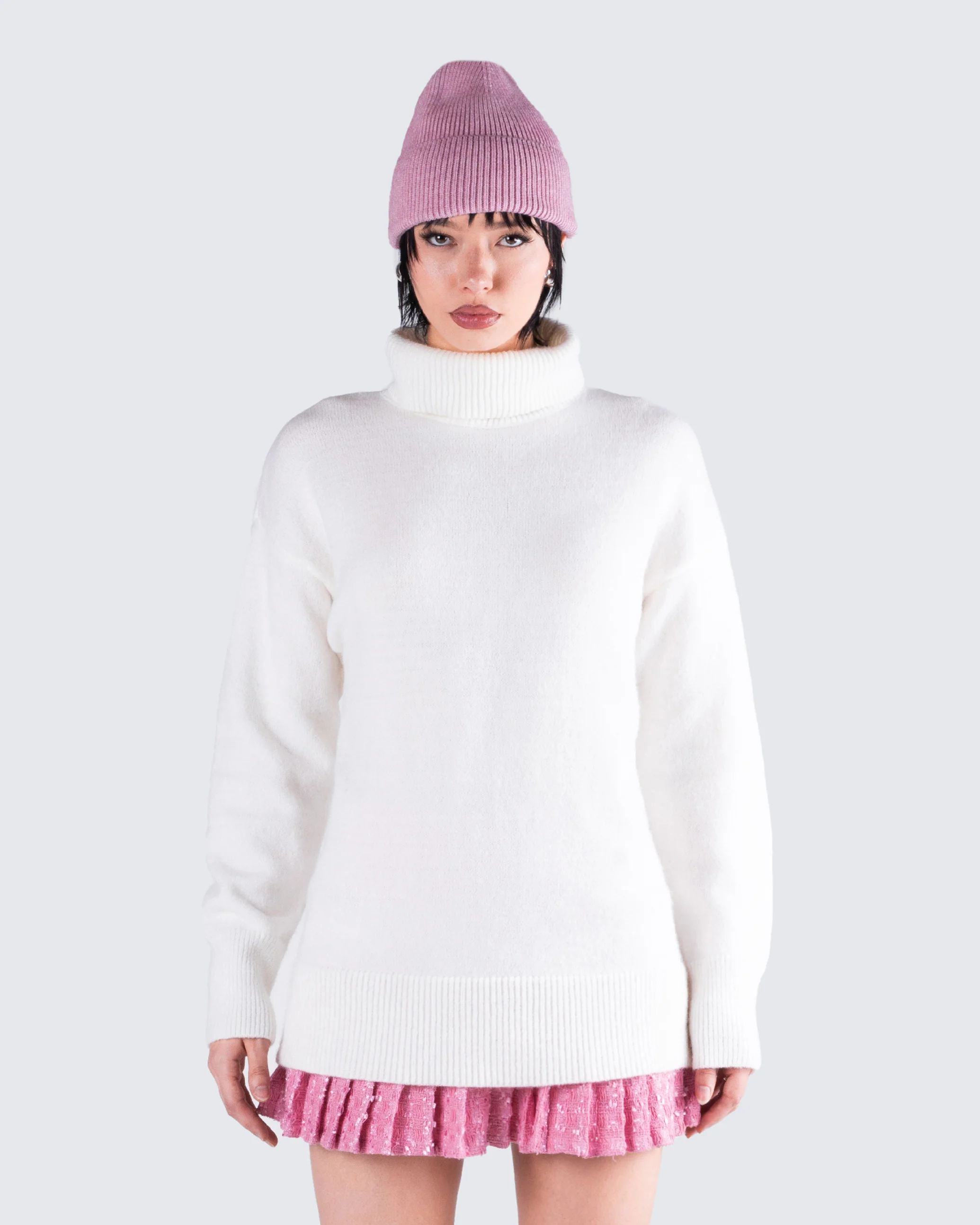 Carissa Ivory Sweater Knit Top - Image 4