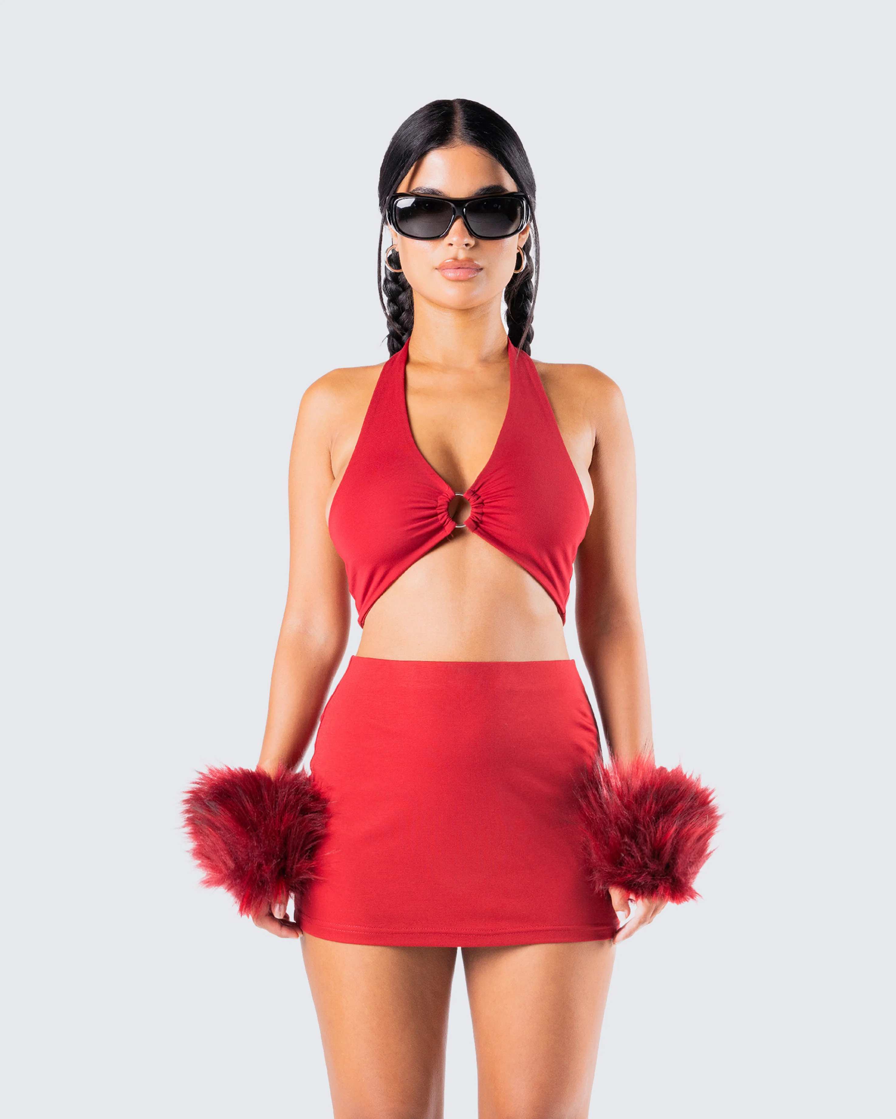 Carolina Red Halter Top - Image 4