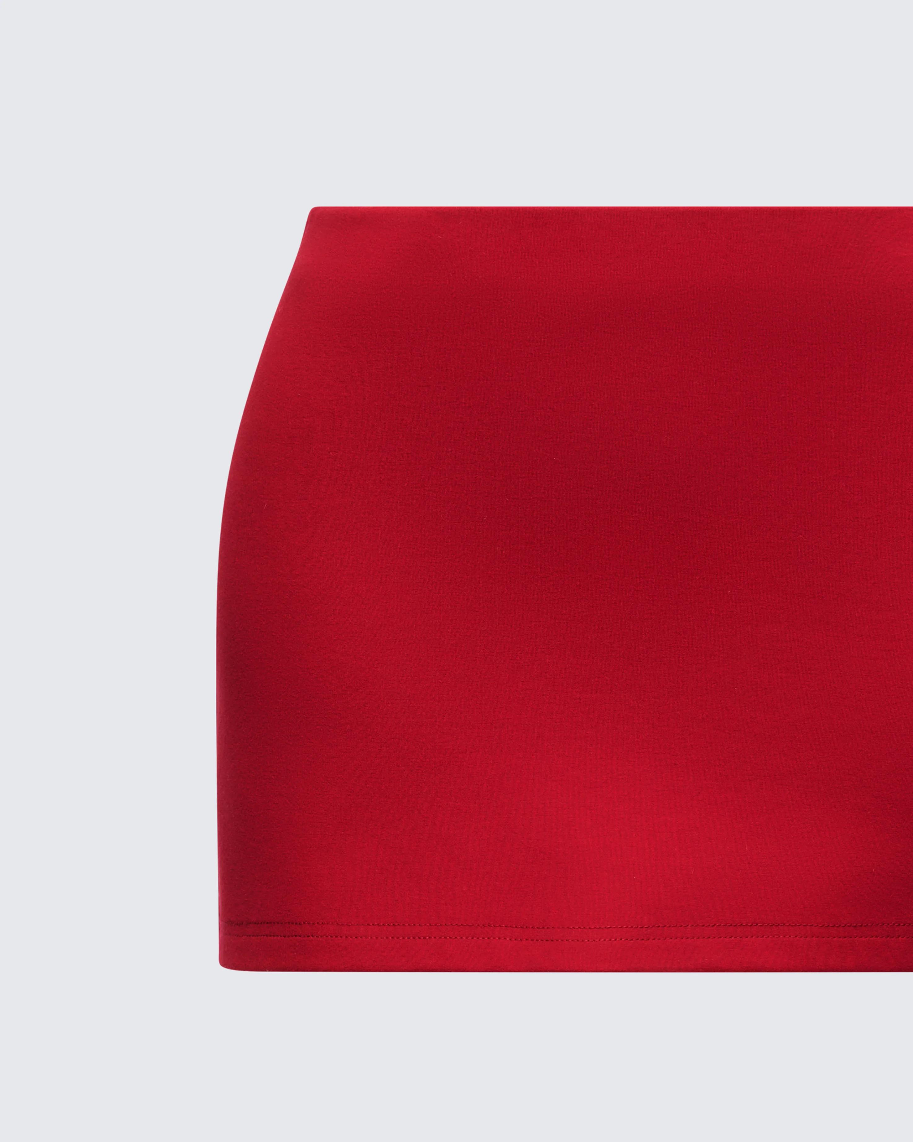 Carolina Red Mini Skirt - Image 6